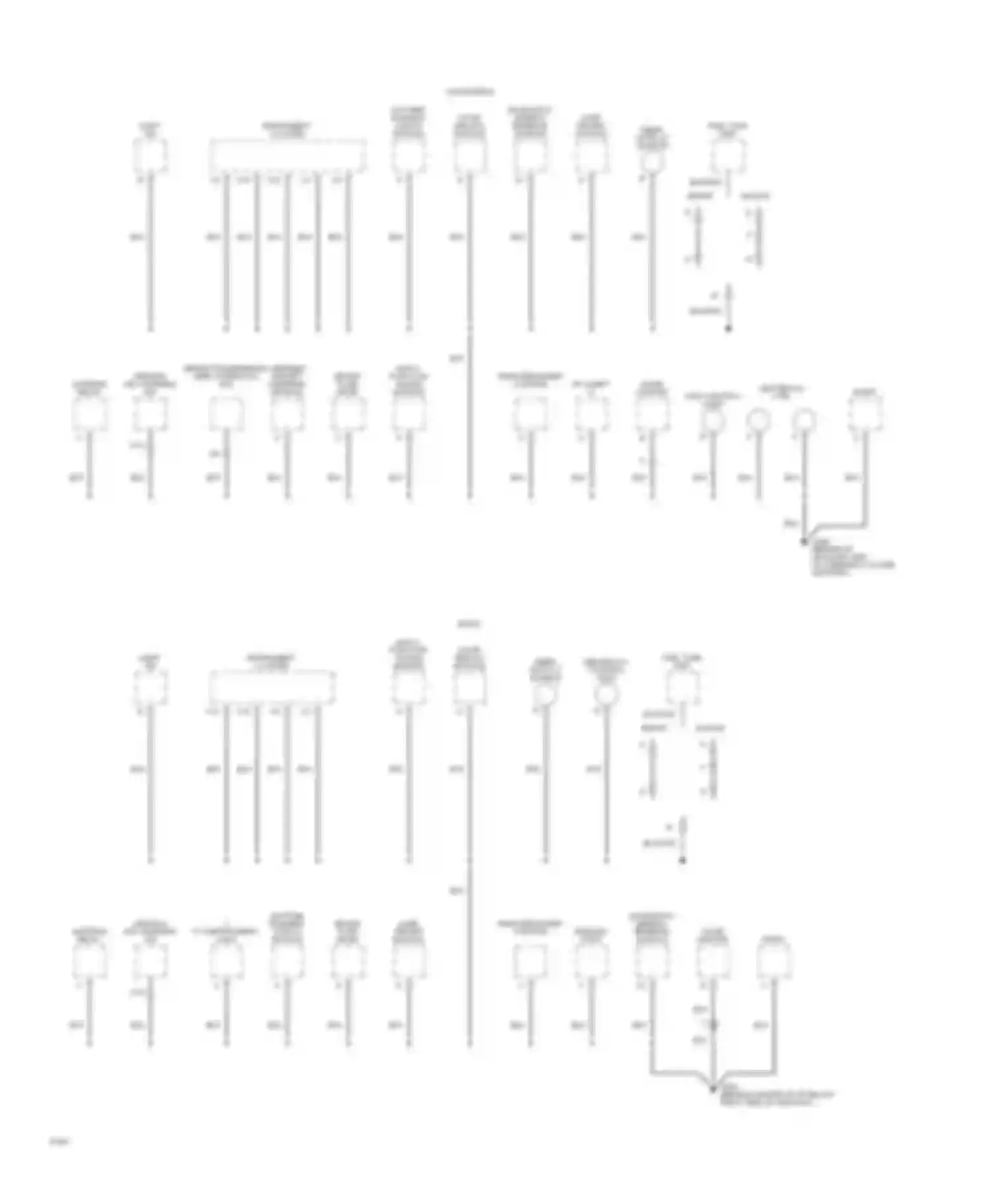 Century Buick V (1982-1996): Ground distribution circuit (2 of 3)