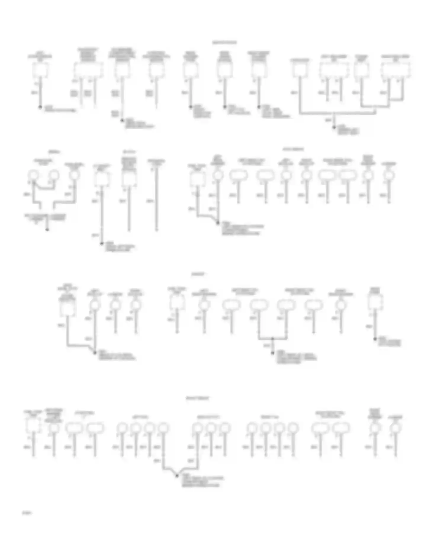 Century Buick V (1982-1996): Ground distribution circuit (3 of 3)