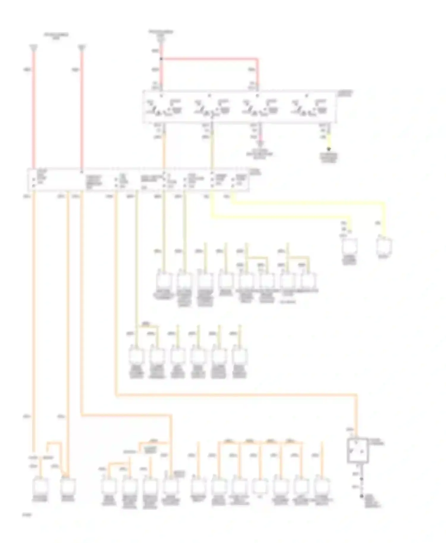 Century Buick V (1982-1996): Power distribution circuit (2 of 3)
