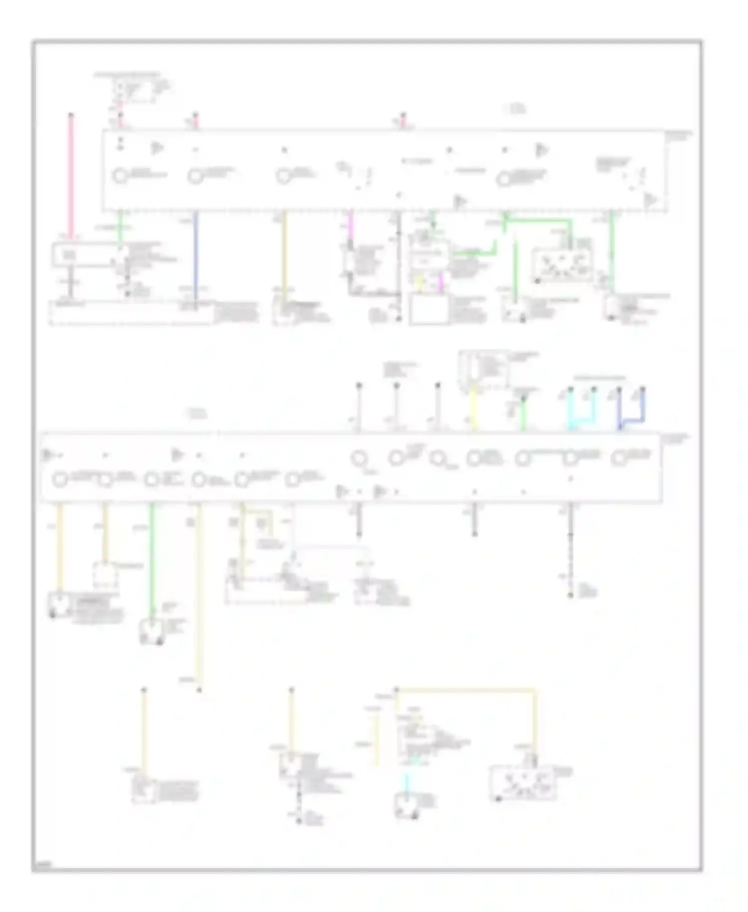 Wiring diagram fuse block- i/p for Buick Century V (1982-1996) (2 of 2)