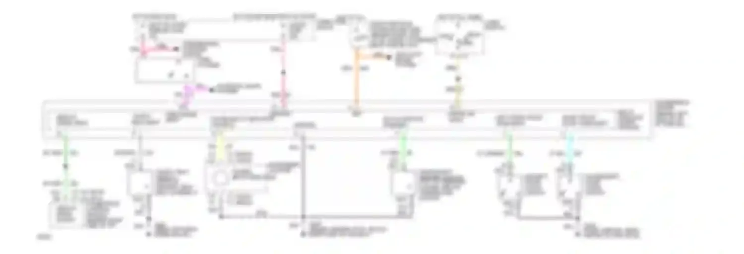Wiring diagram hot in run, bulb test or start for Buick Century V (1982-1996) (21 of 21)