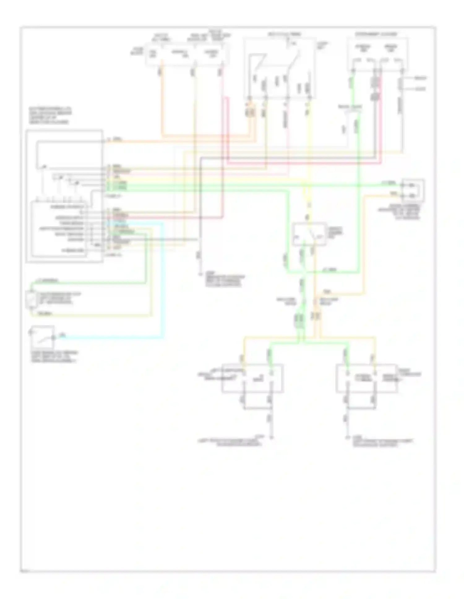 Wiring diagram hot in run, hot bulb test in run or start for Buick Century V (1982-1996) (1 of 1)