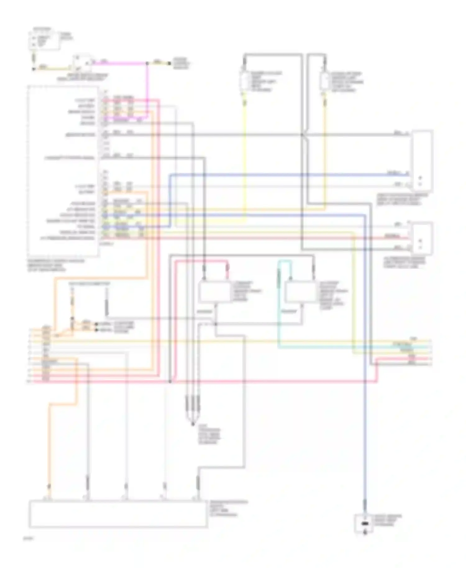 Wiring diagram hot in run for Buick Century V (1982-1996) (6 of 7)