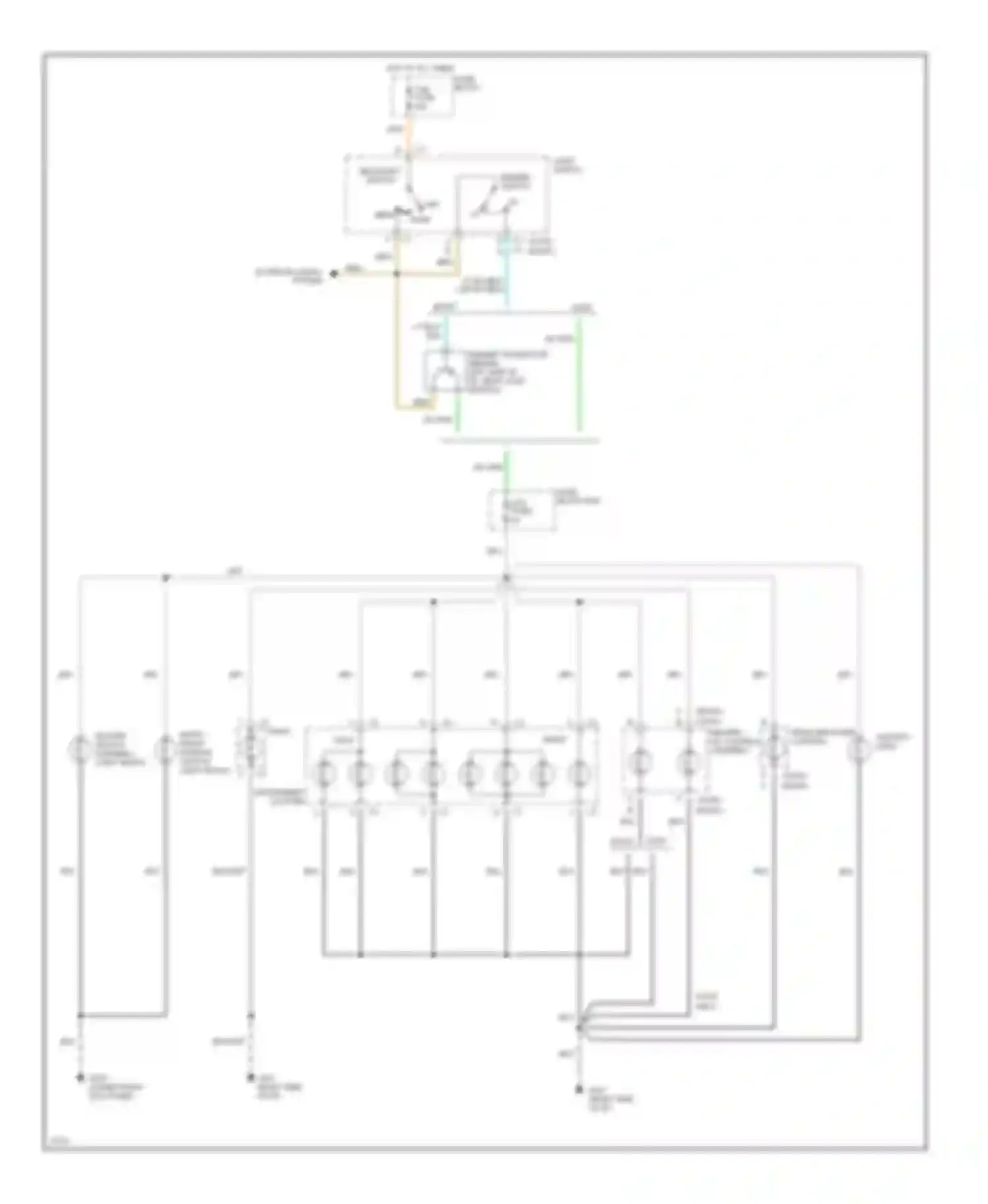 Wiring diagram light switch for Buick Century V (1982-1996) (2 of 4)