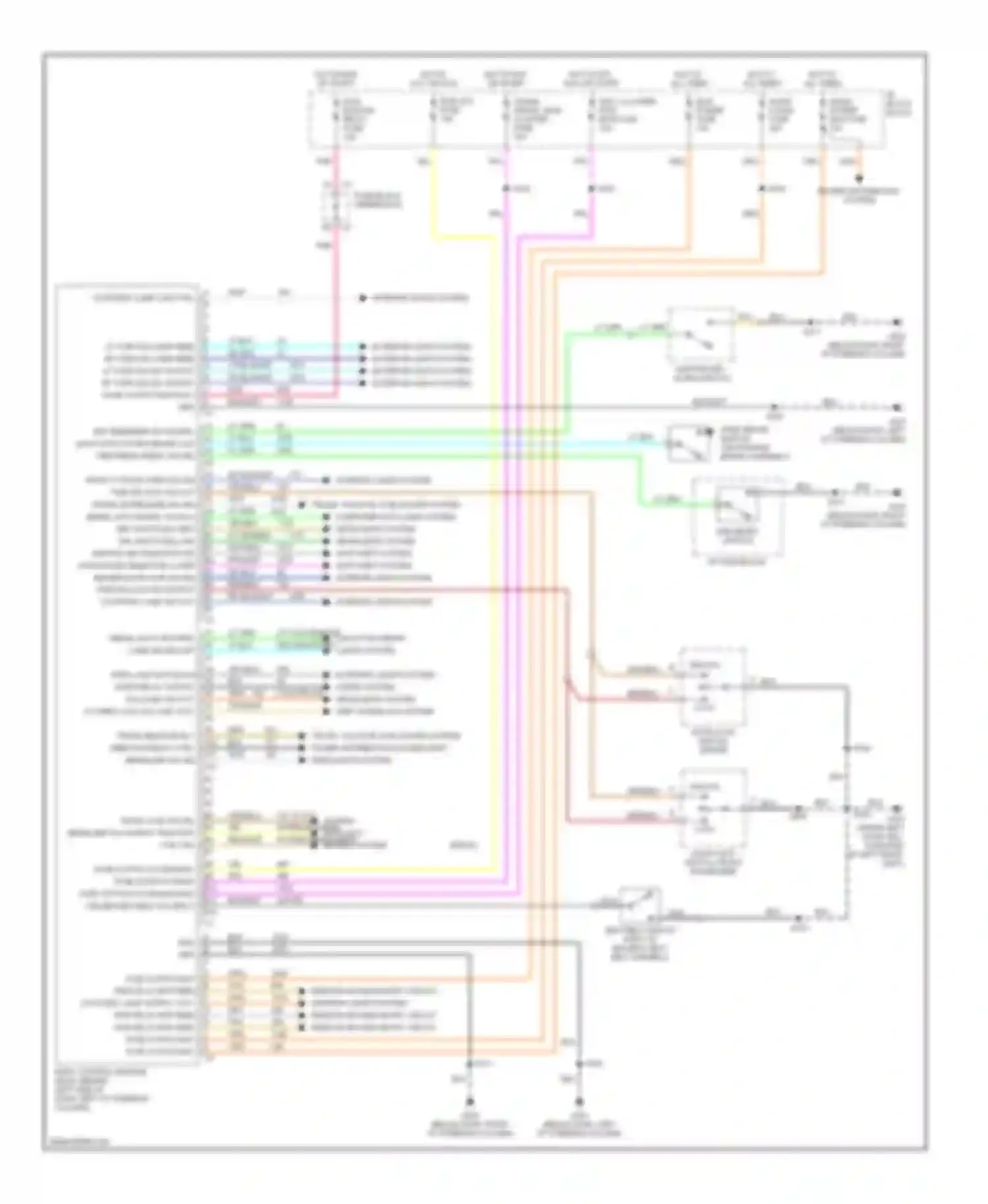 Century Buick VI (1997-2005): Body control modules circuit
