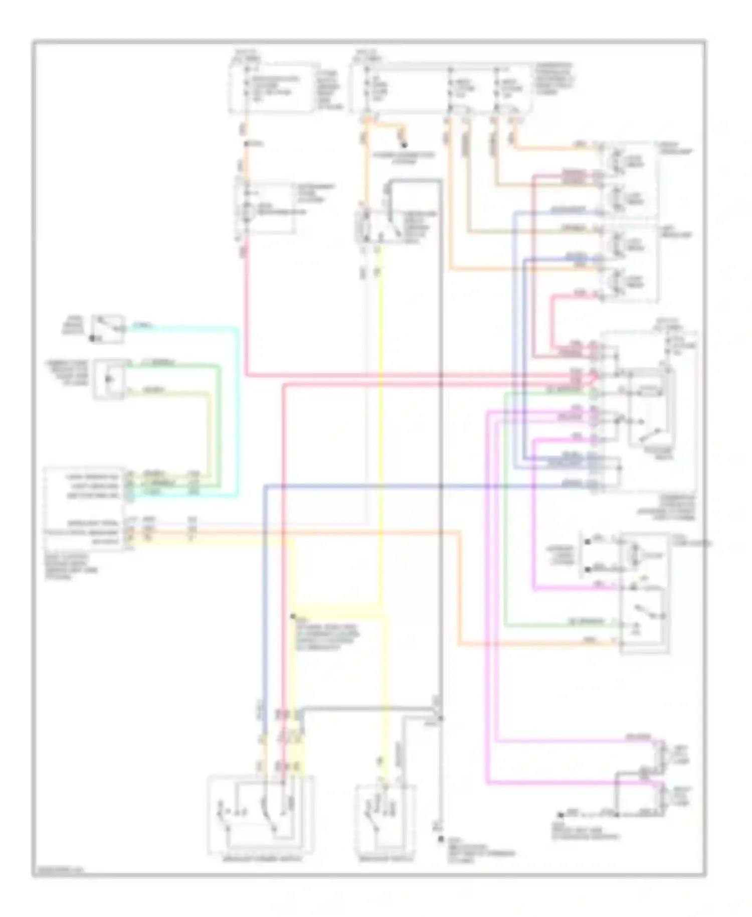 Century Buick VI (1997-2005): Headlights circuit