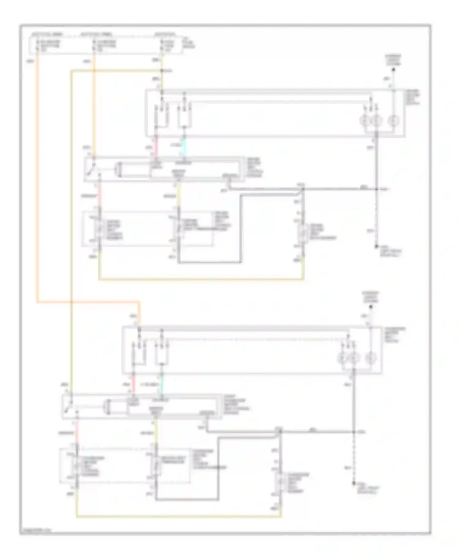 Century Buick VI (1997-2005): Heated seats circuit