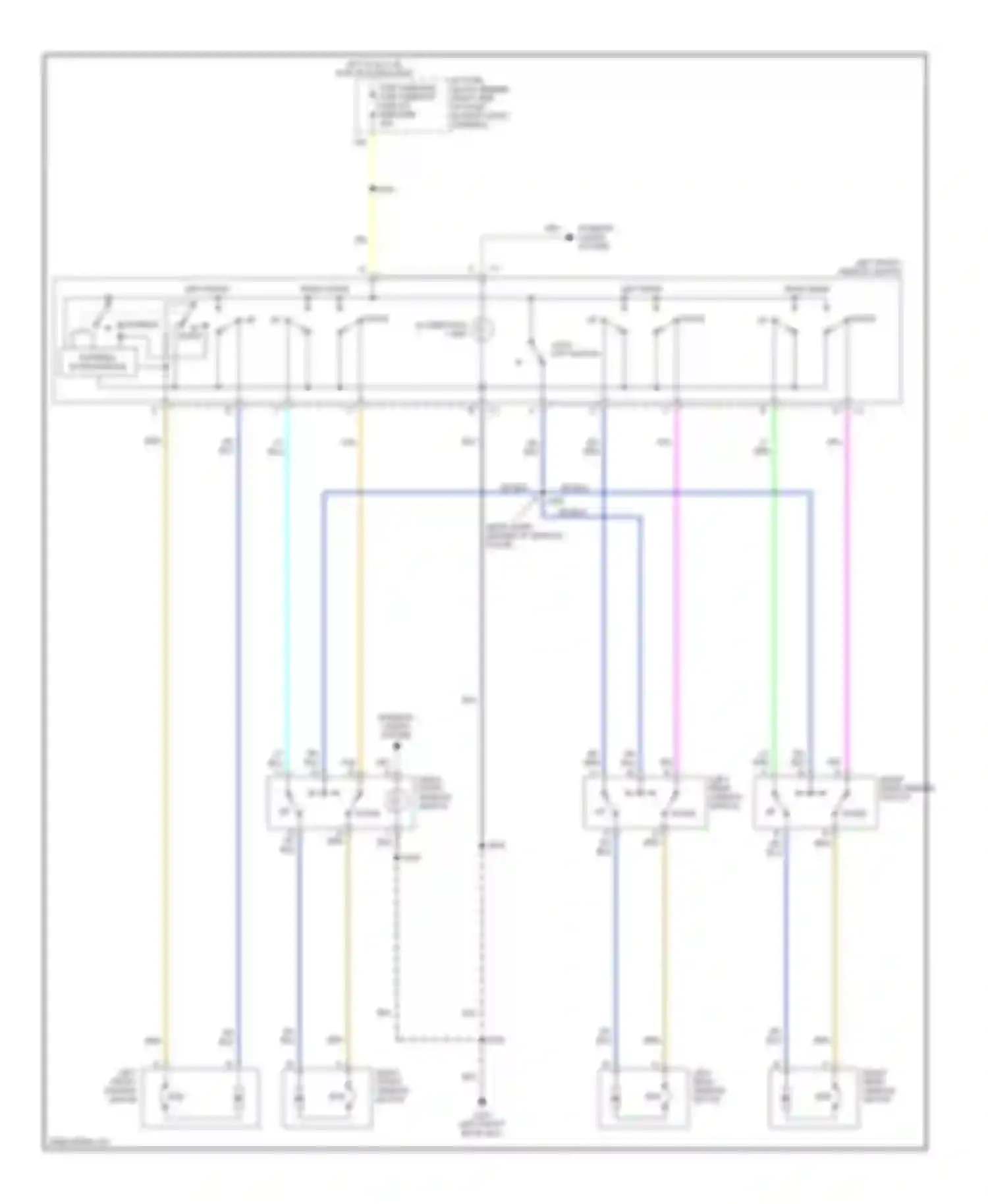 Century Buick VI (1997-2005): Power windows circuit