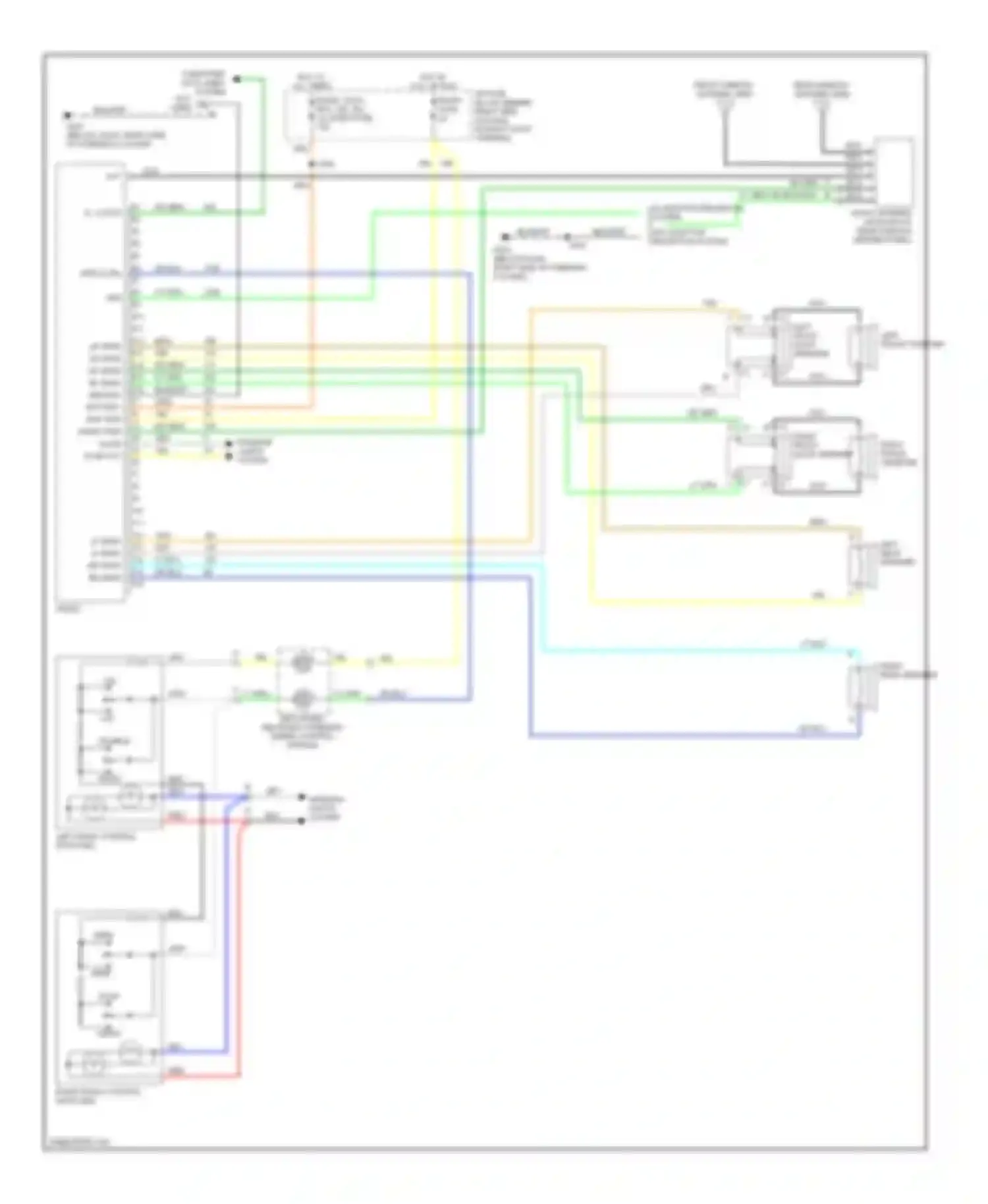 Century Buick VI (1997-2005): Radio circuit, without amplifier