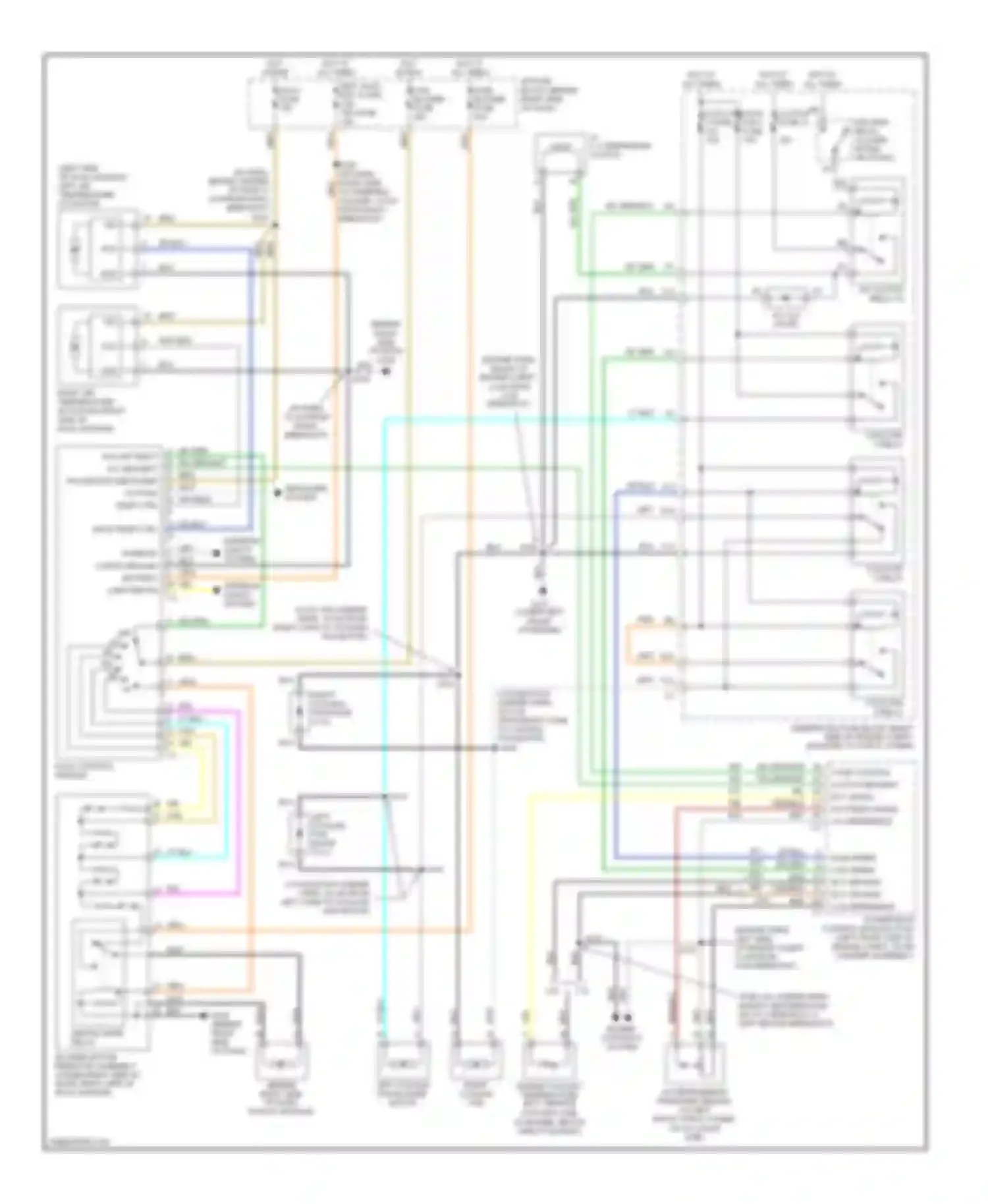 Wiring diagram 3.8l 3.1l for Buick Century VI (1997-2005) (2 of 3)