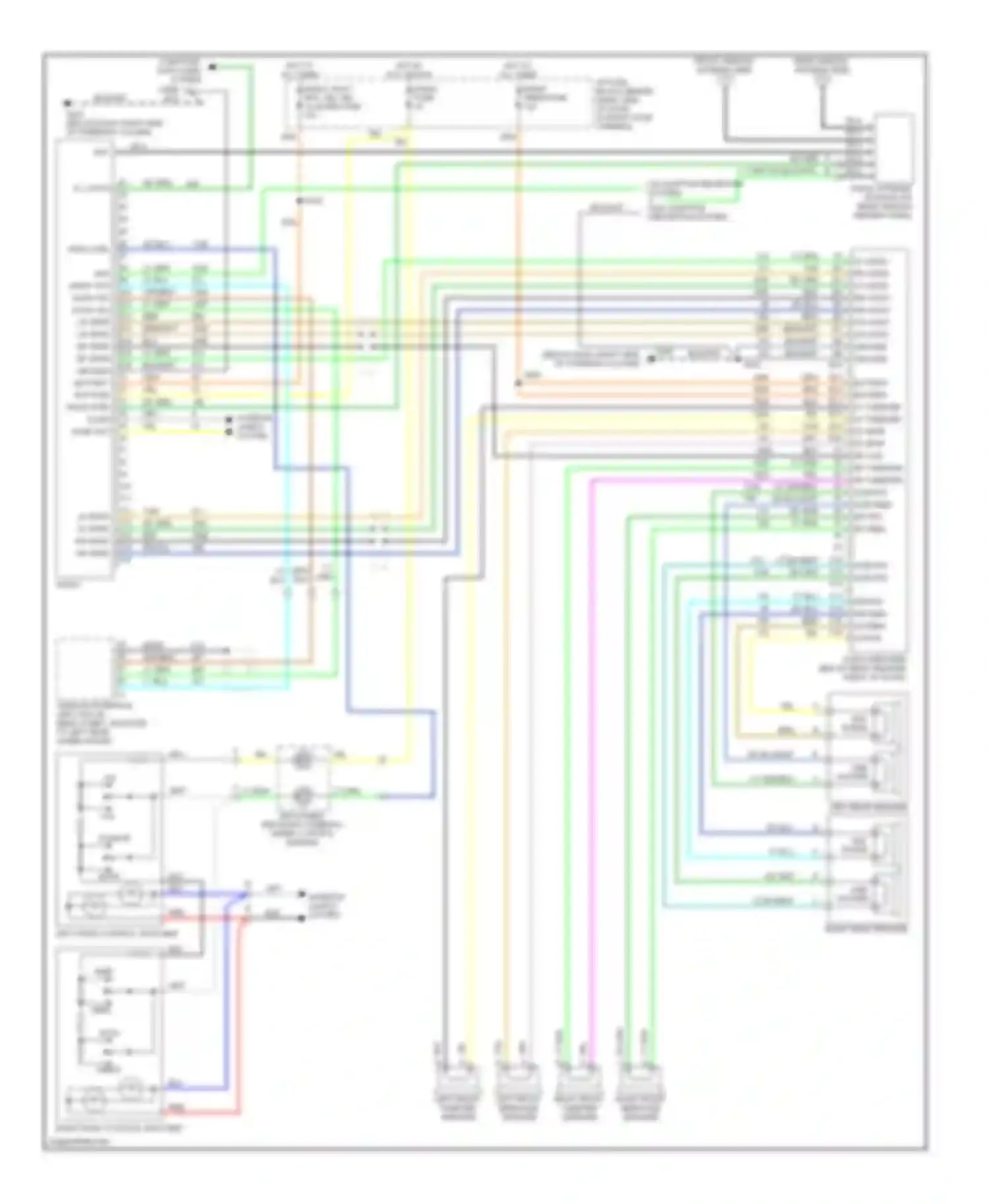 Wiring diagram inflatable restraint steering wheel control module for Buick Century VI (1997-2005) (1 of 2)