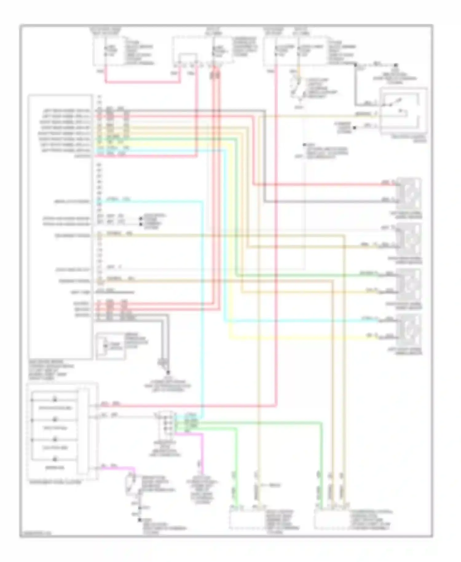 Wiring diagram low trac ind for Buick Century VI (1997-2005) (1 of 2)