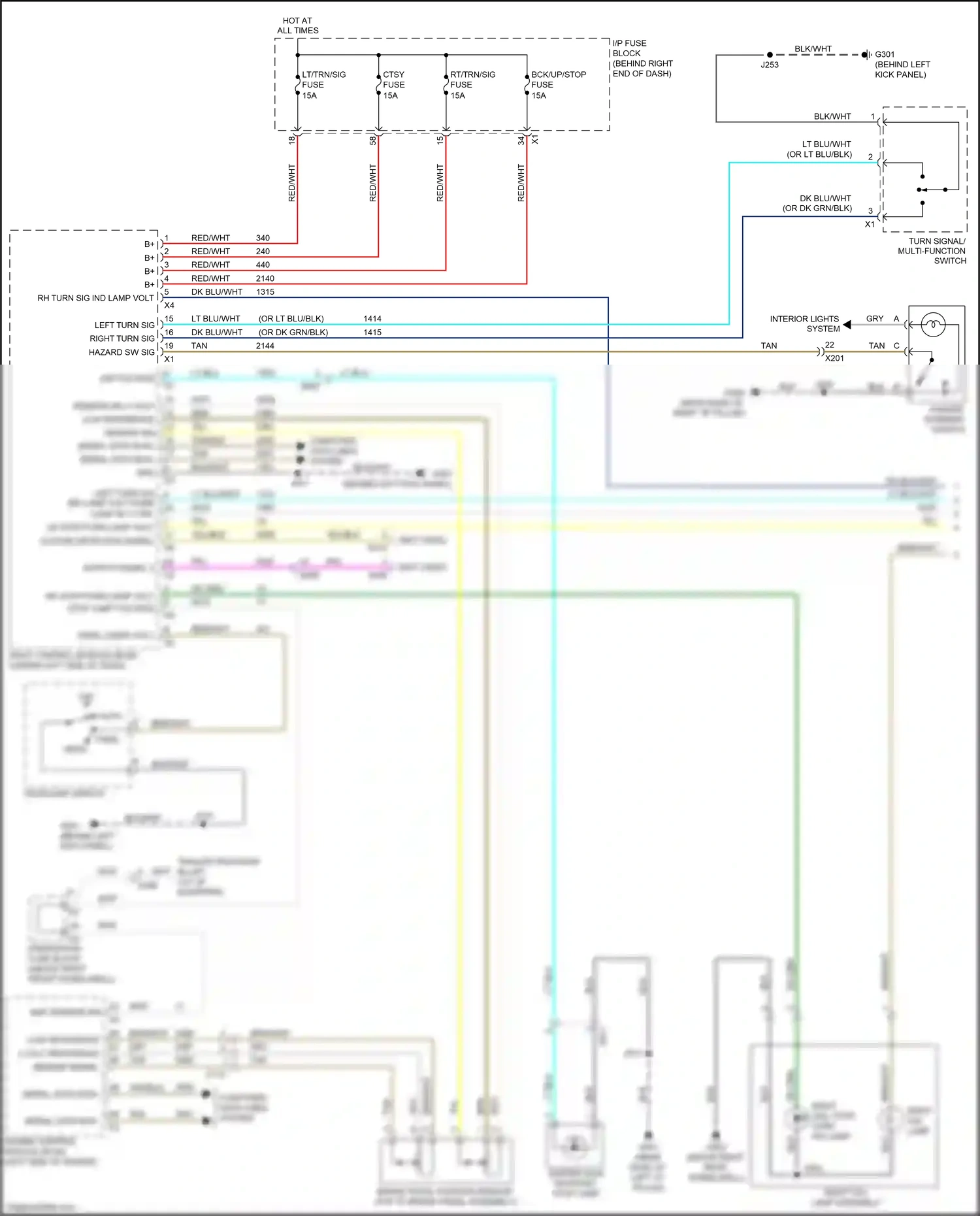 Buick Enclave I facelift (2013-2017) computer data lines system wiring diagram  (35 of 57)