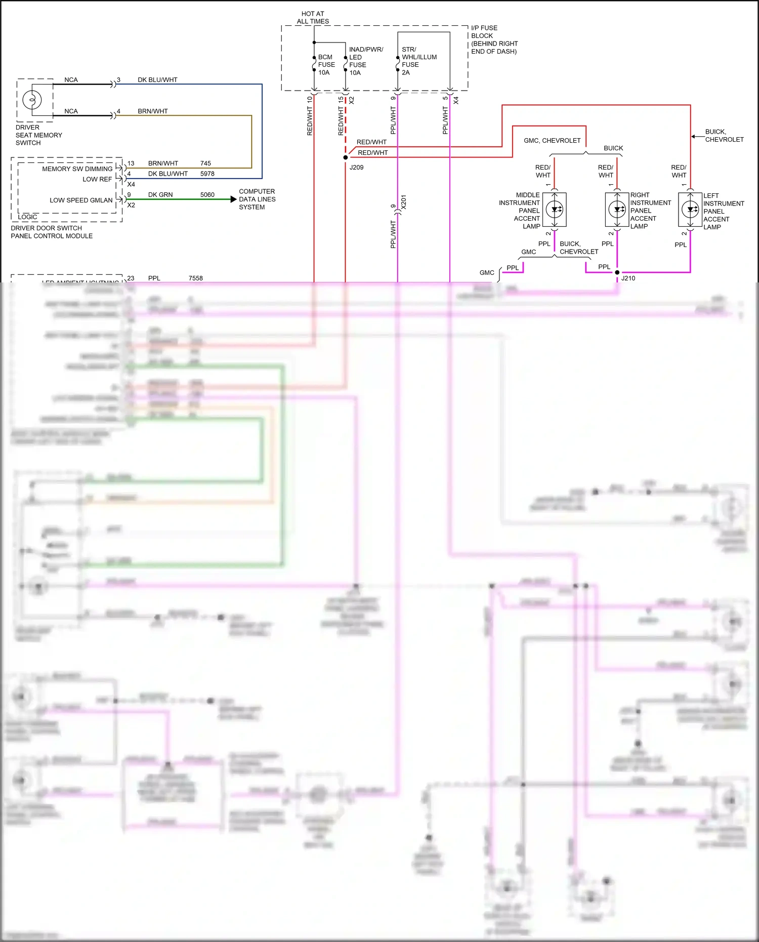 Buick Enclave I facelift (2013-2017) low ref wiring diagram  (6 of 33)