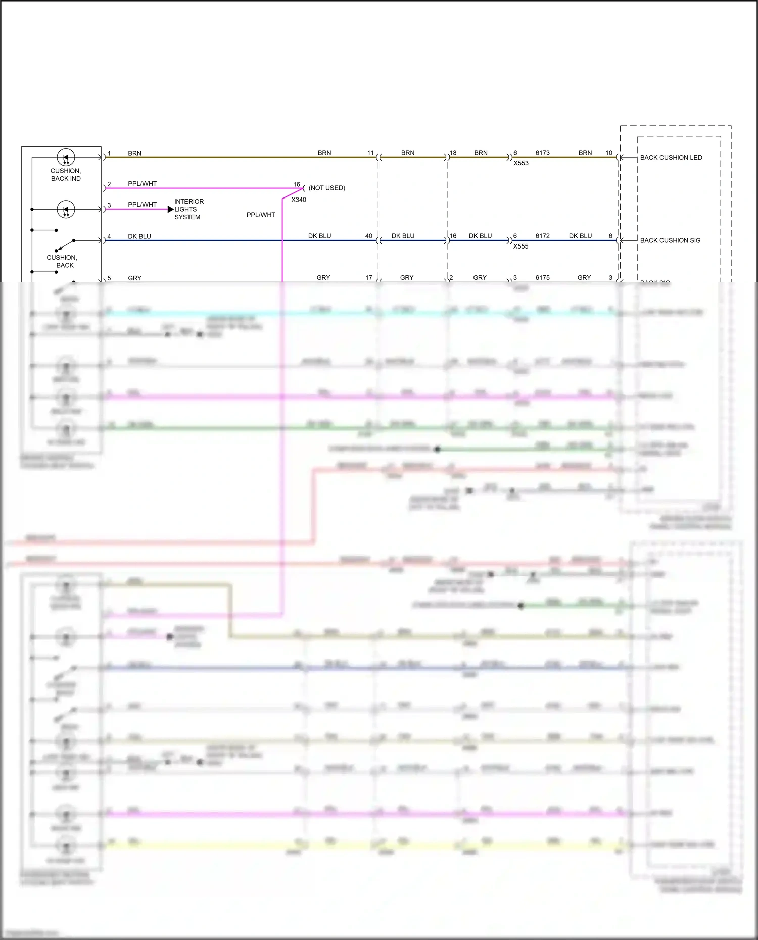 Buick Enclave I facelift (2013-2017) low temp ind ctrl wiring diagram  (1 of 2)