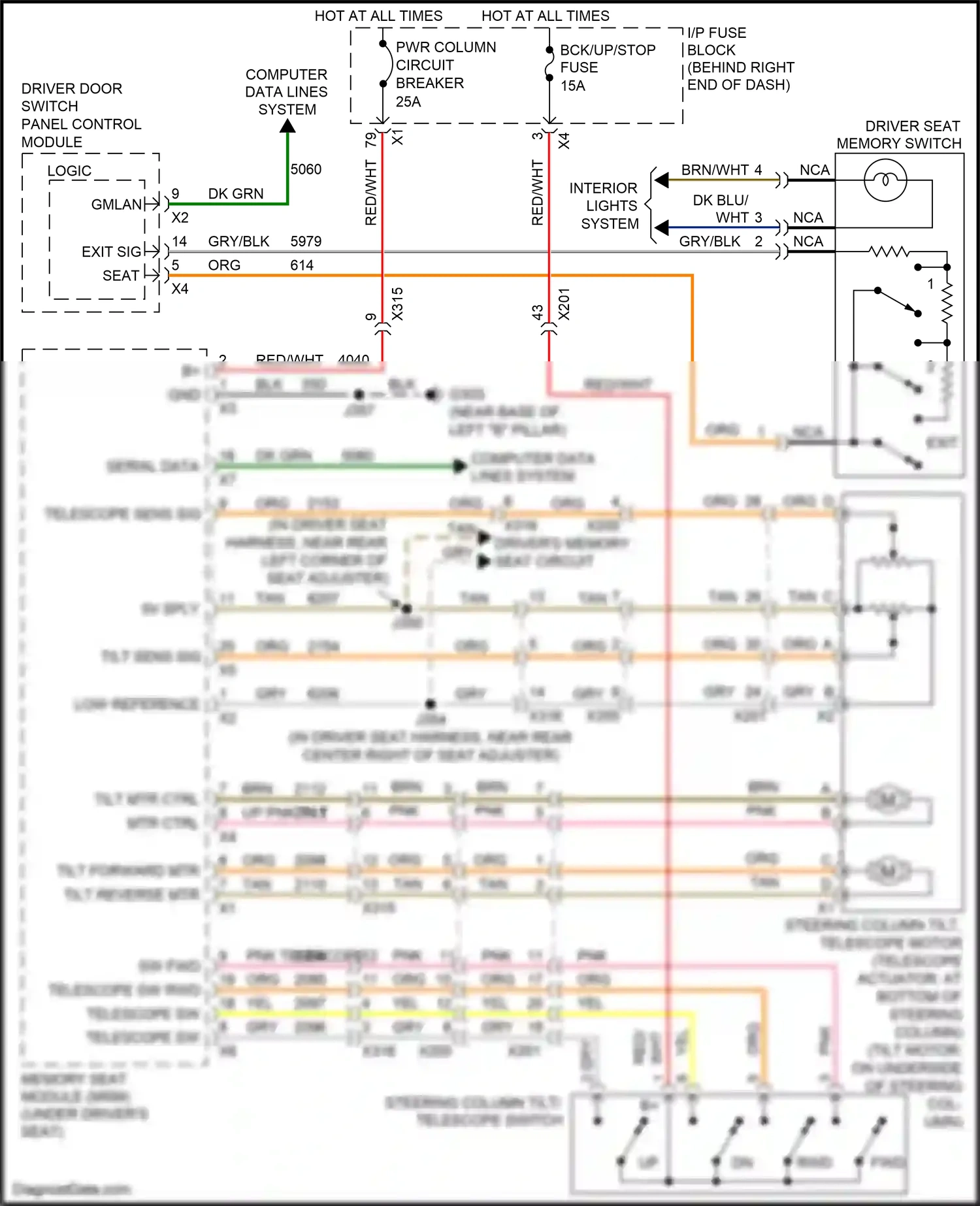 Buick Enclave I facelift (2013-2017) serial data wiring diagram  (5 of 12)