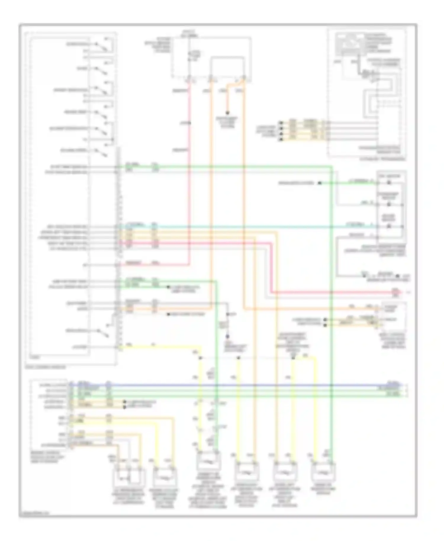 Enclave Buick I (2007-2013): Automatic a/c circuit (1 of 4)