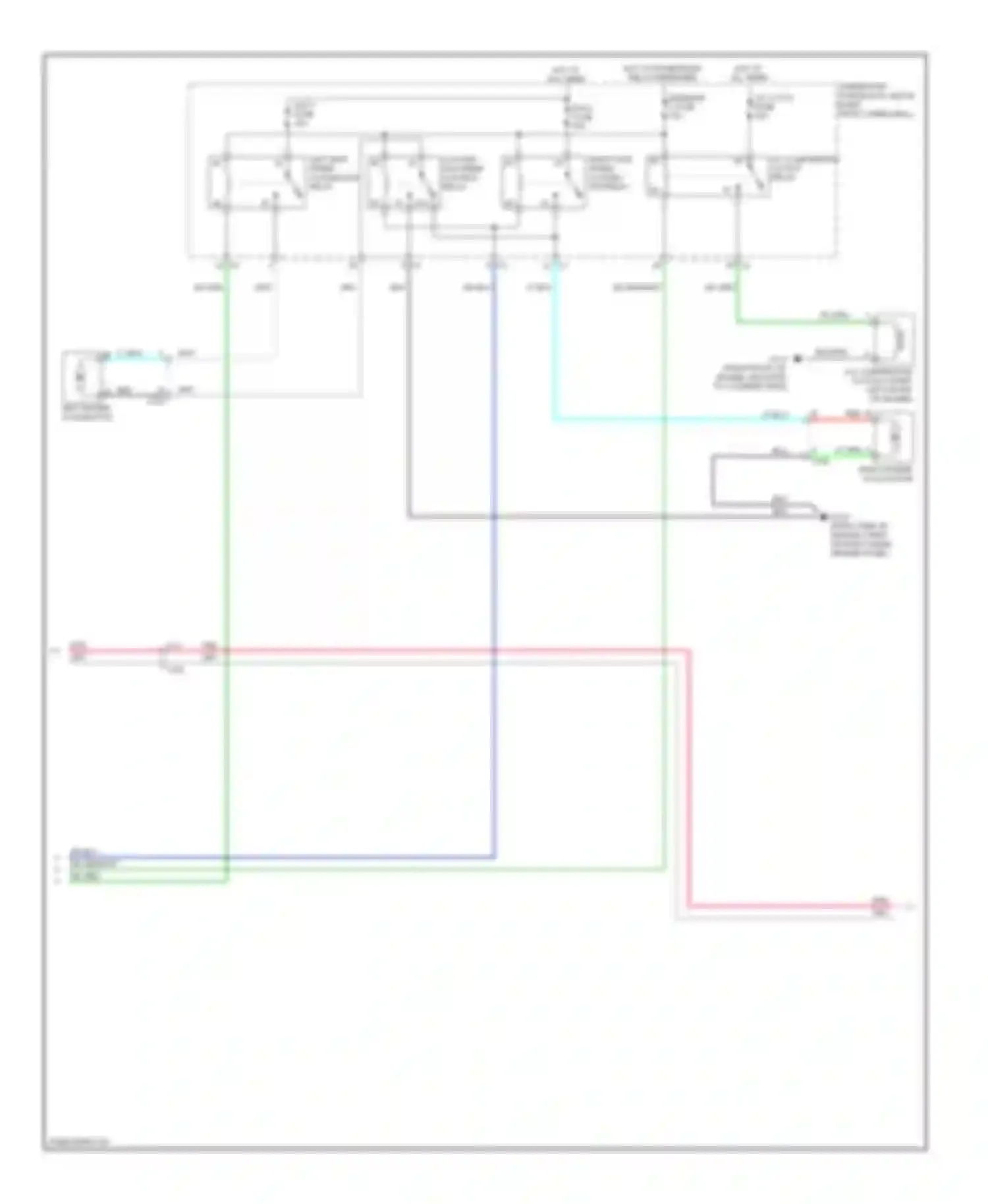 Enclave Buick I (2007-2013): Automatic a/c circuit (2 of 4)