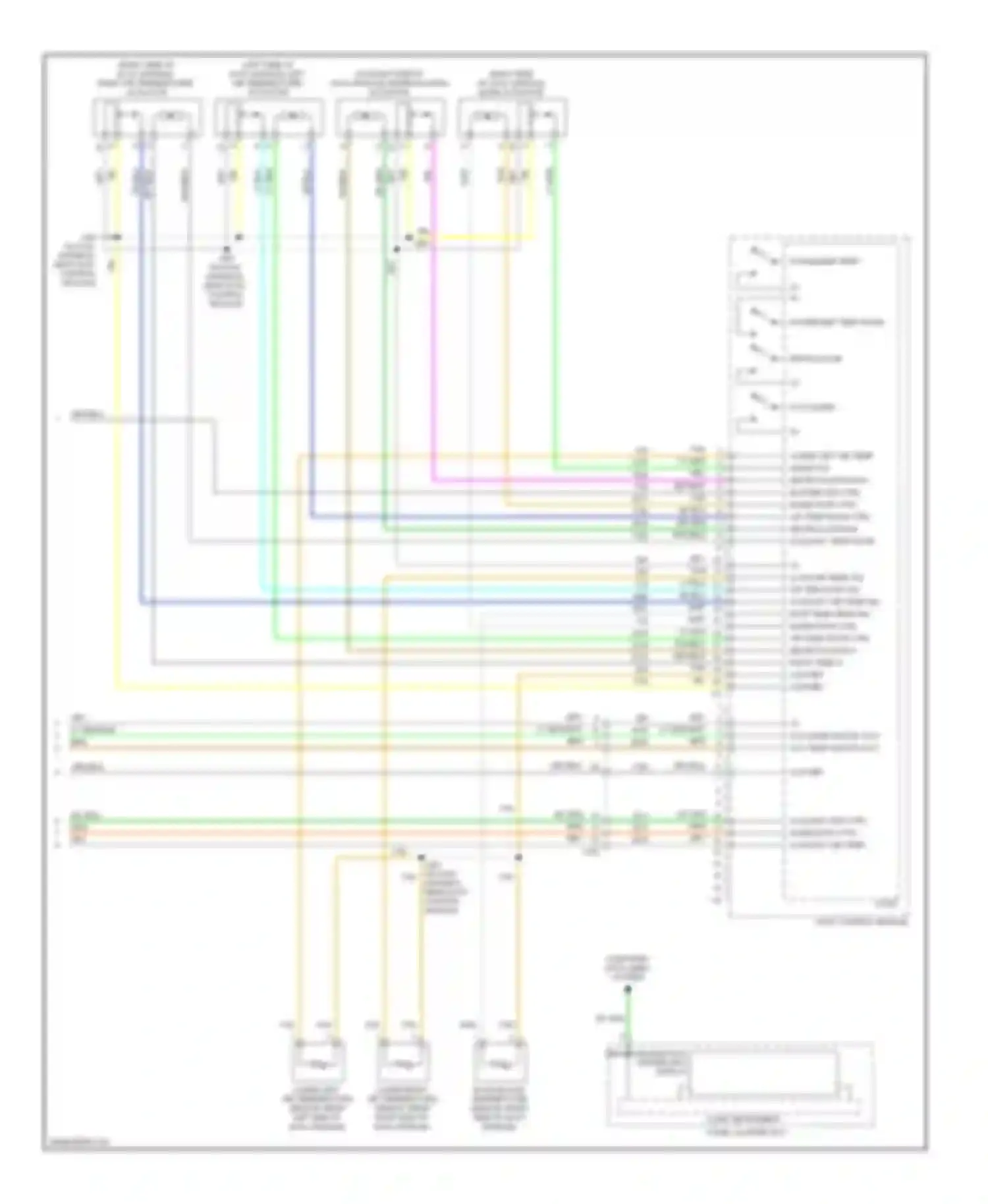 Enclave Buick I (2007-2013): Automatic a/c circuit (4 of 4)