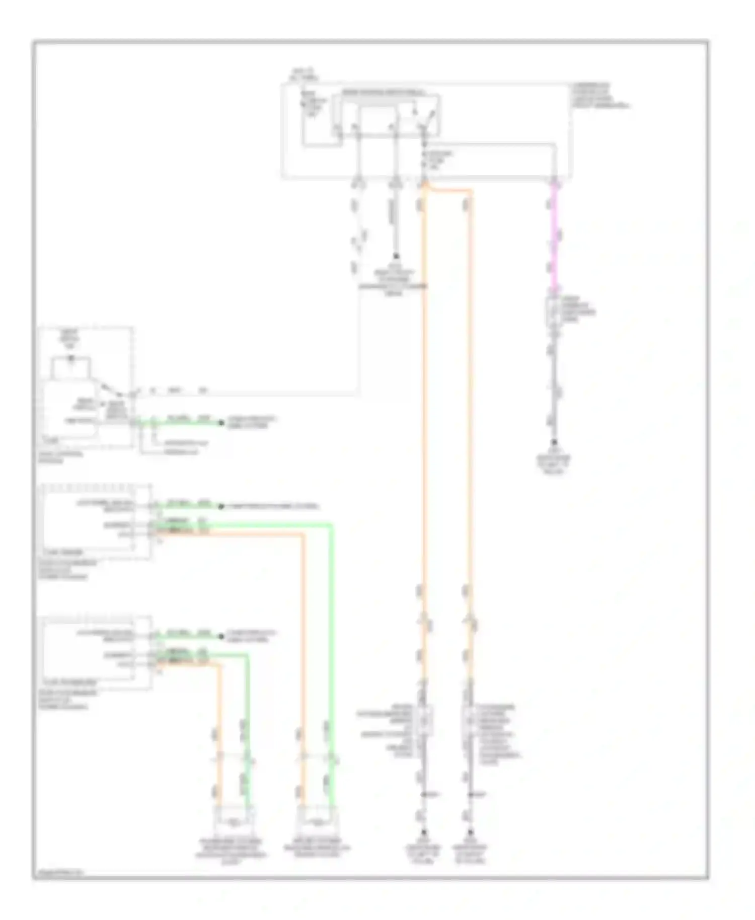 Enclave Buick I (2007-2013): Defoggers circuit