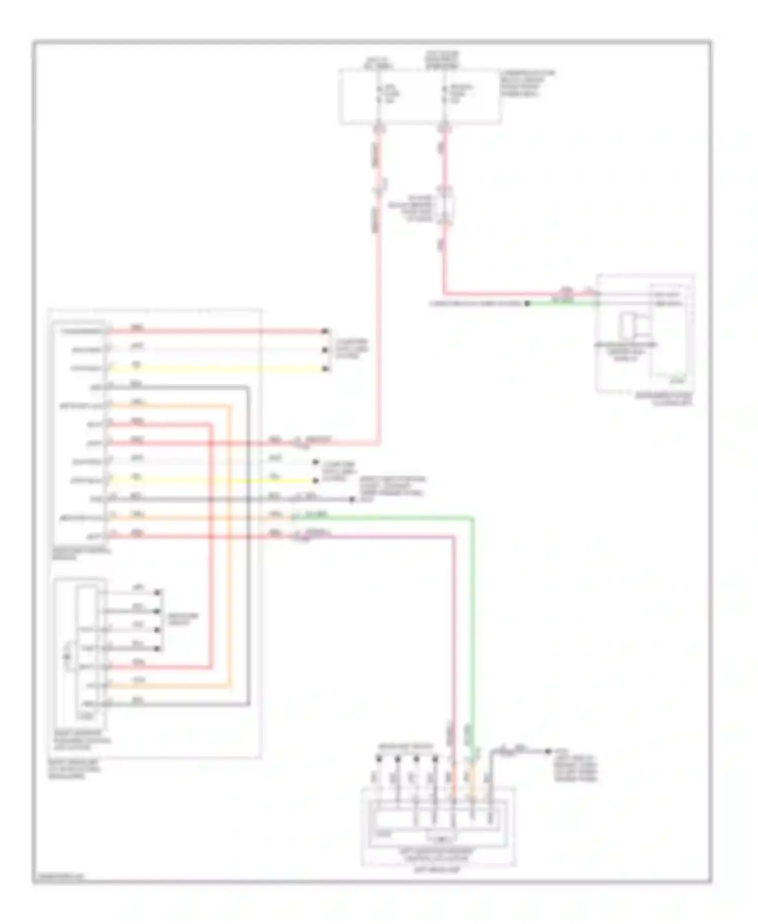 Enclave Buick I (2007-2013): Adaptive front lighting circuit