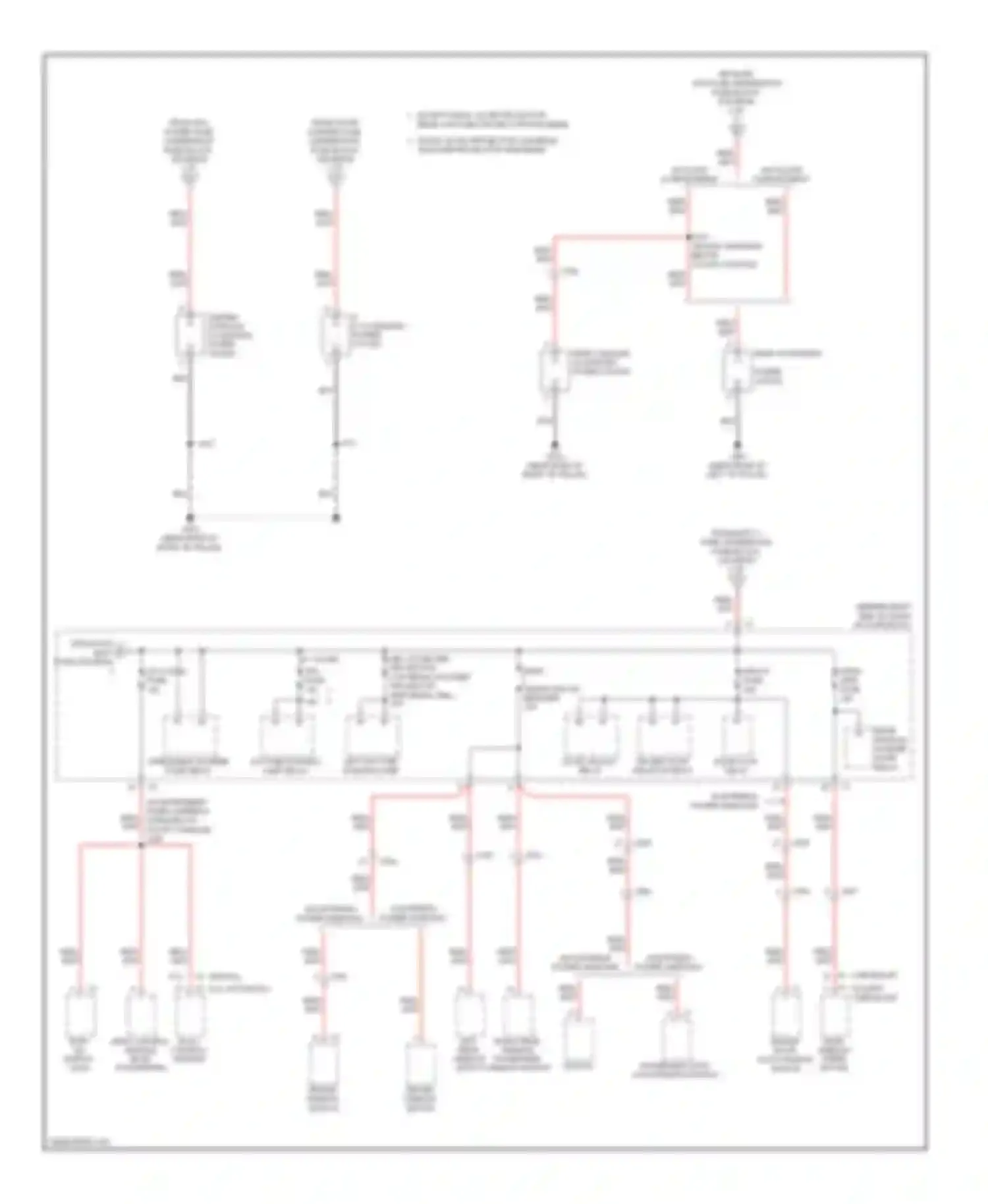 Enclave Buick I (2007-2013): Power distribution circuit (4 of 5)