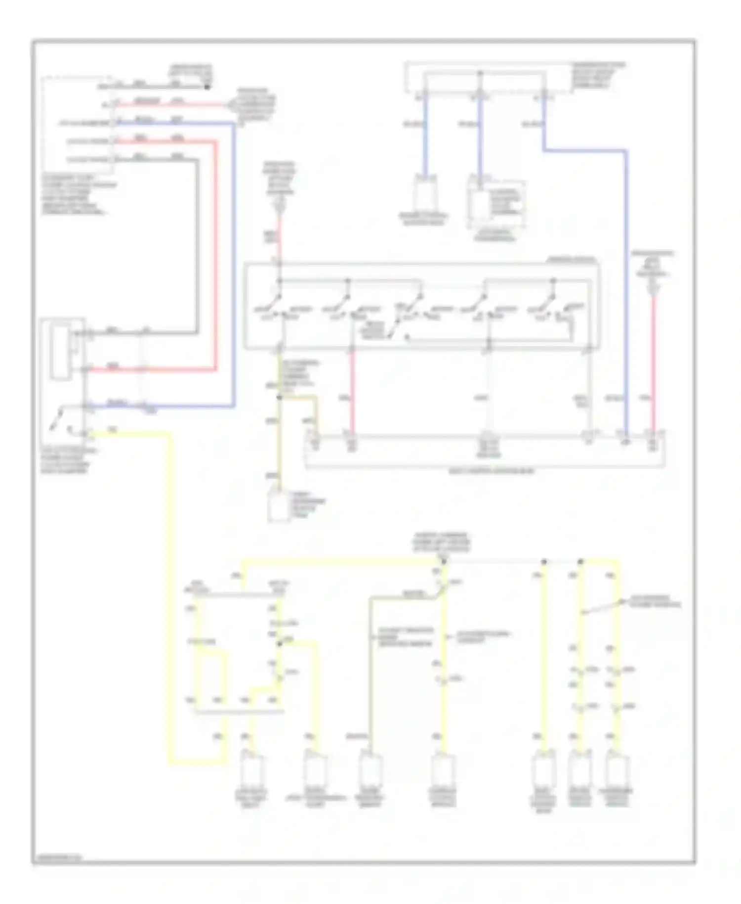 Enclave Buick I (2007-2013): Power distribution circuit (5 of 5)