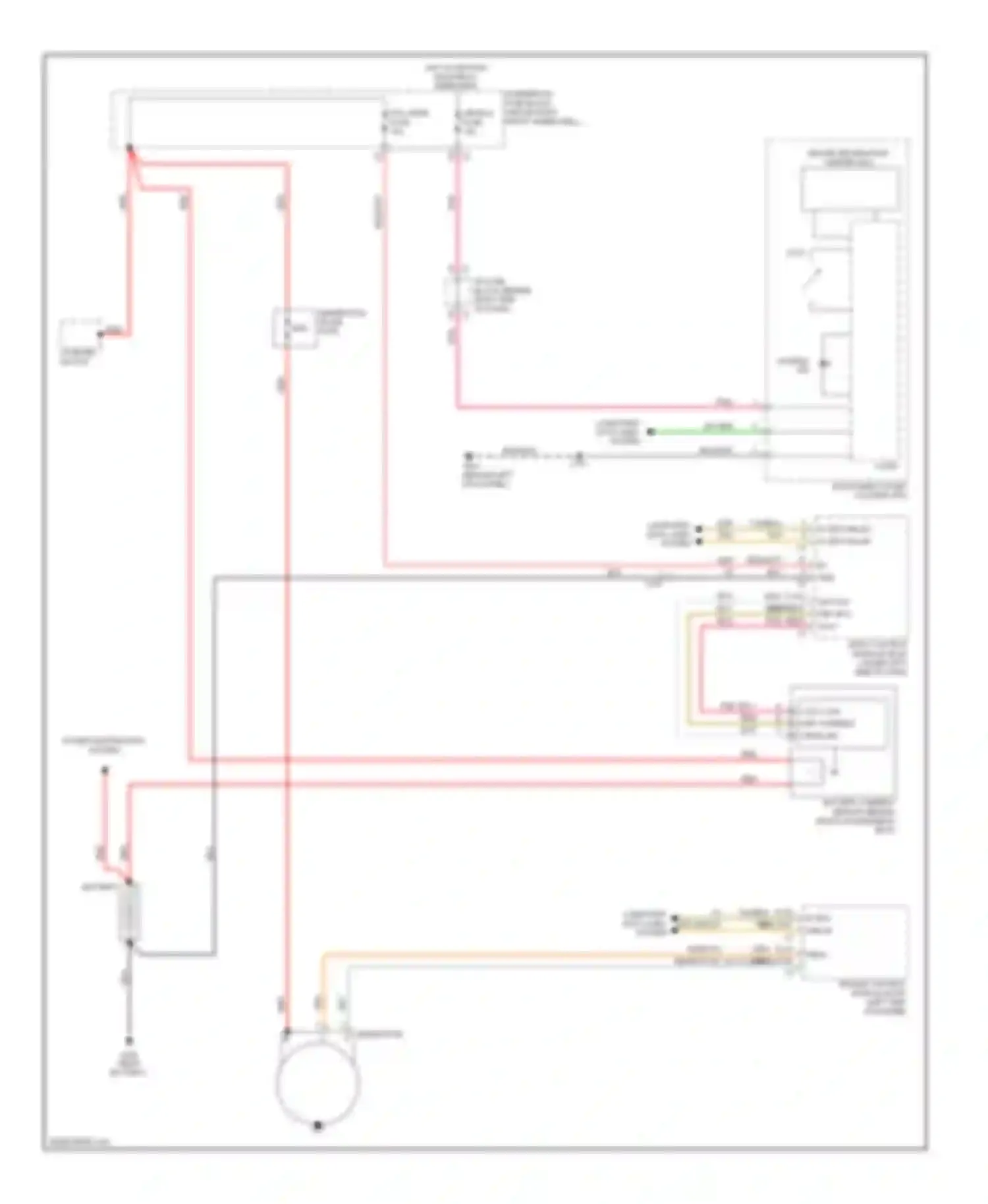 Enclave Buick I (2007-2013): Charging circuit