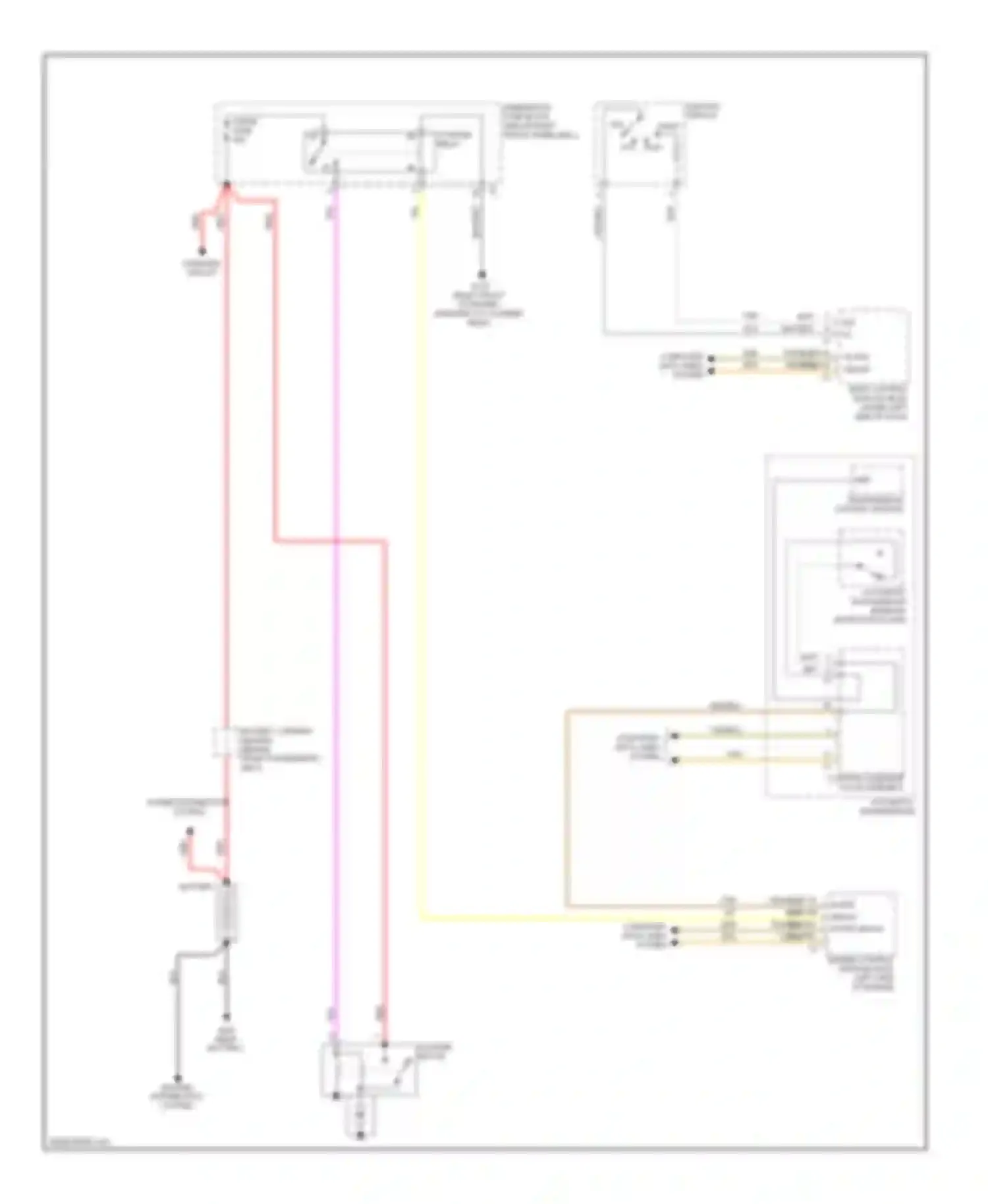 Enclave Buick I (2007-2013): Starting circuit