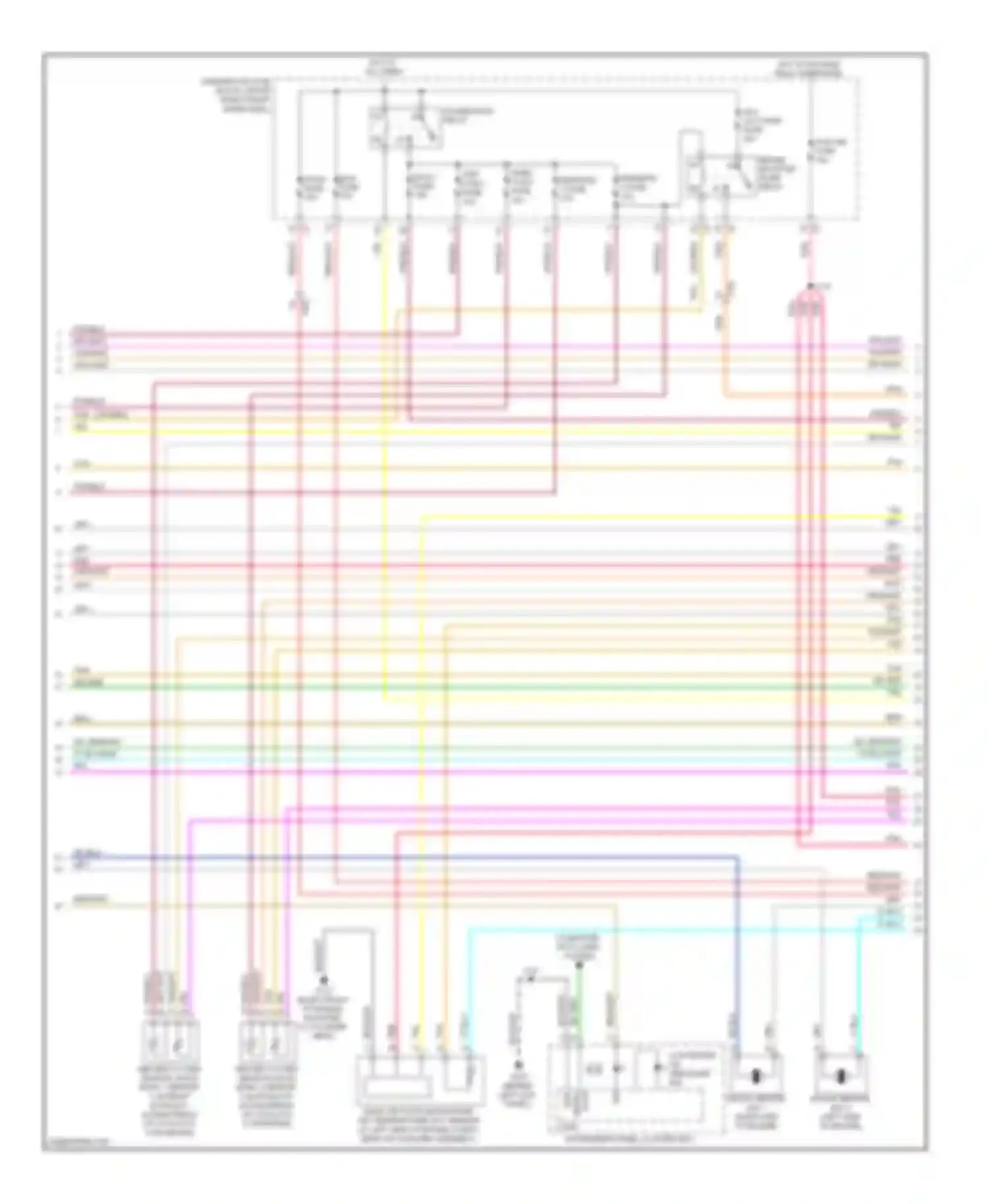 Wiring diagram brake booster pump relay for Buick Enclave I (2007-2013) (2 of 2)