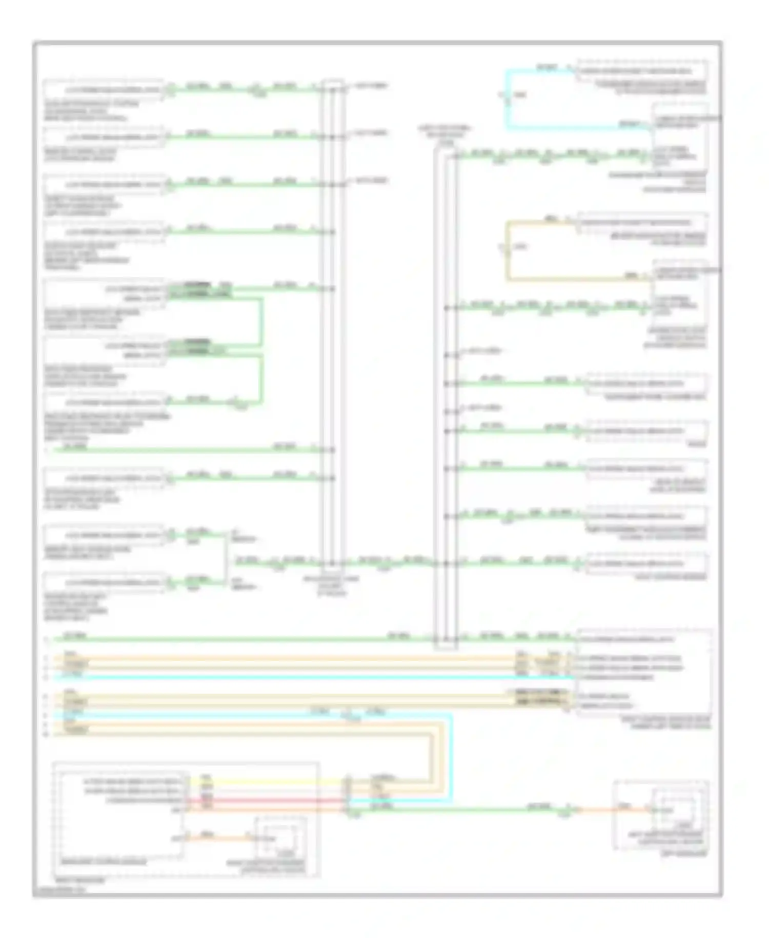 Wiring diagram linear interconnect network bus for Buick Enclave I (2007-2013) (1 of 1)