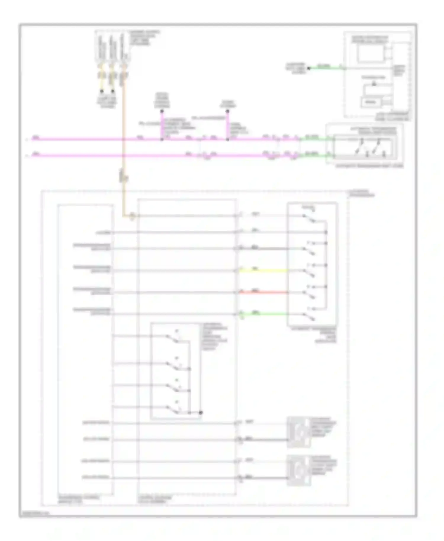 Wiring diagram sound systems for Buick Enclave I (2007-2013) (1 of 3)
