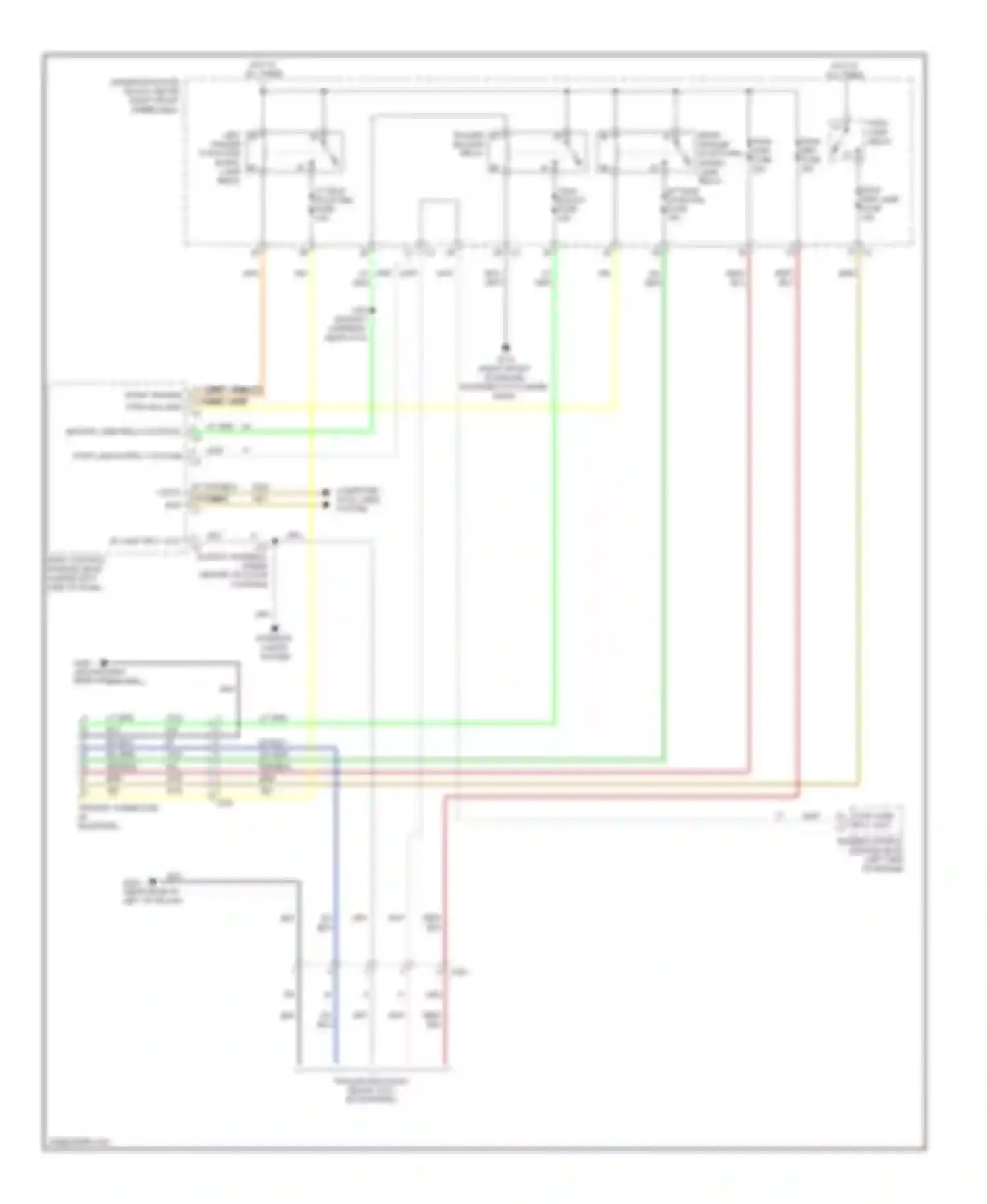 Wiring diagram stop lamp supply voltage for Buick Enclave I (2007-2013) (1 of 1)