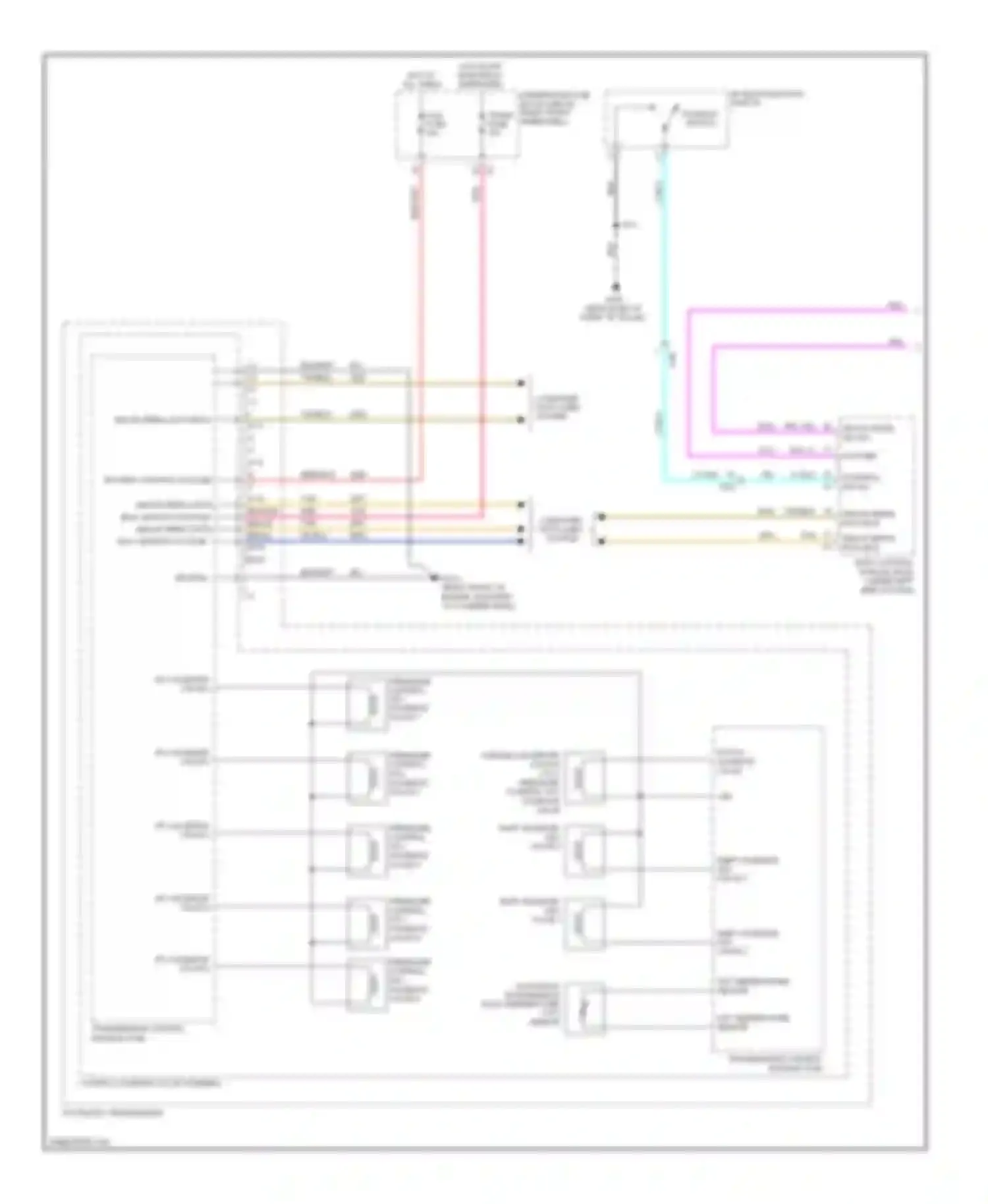 Wiring diagram tow/haul switch for Buick Enclave I (2007-2013) (1 of 1)