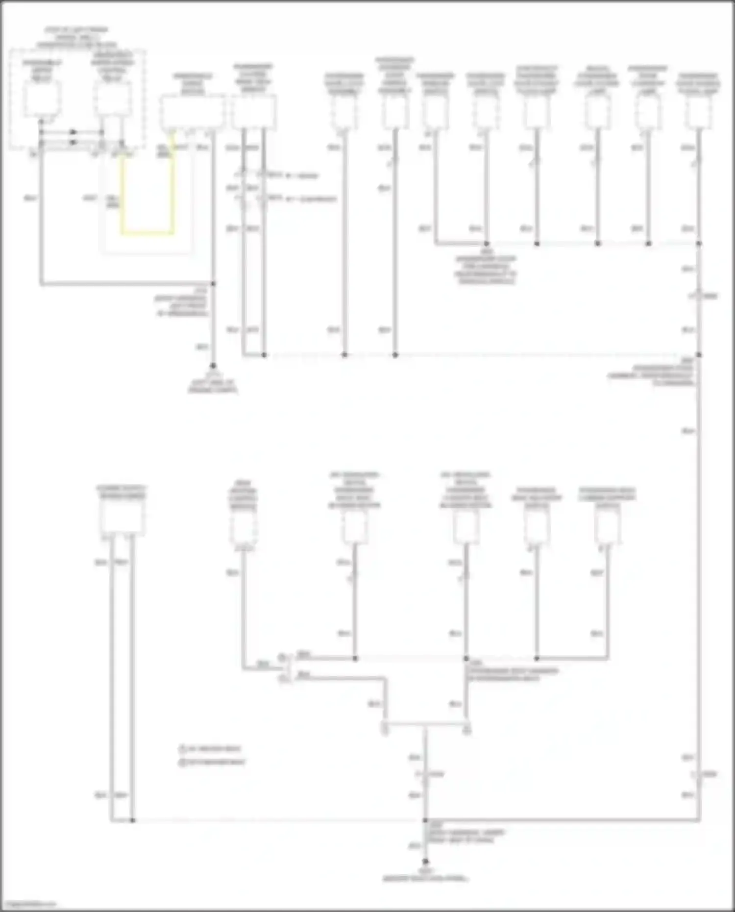 Enclave Buick II (2017-2021): Ground distribution circuit (3 of 8)