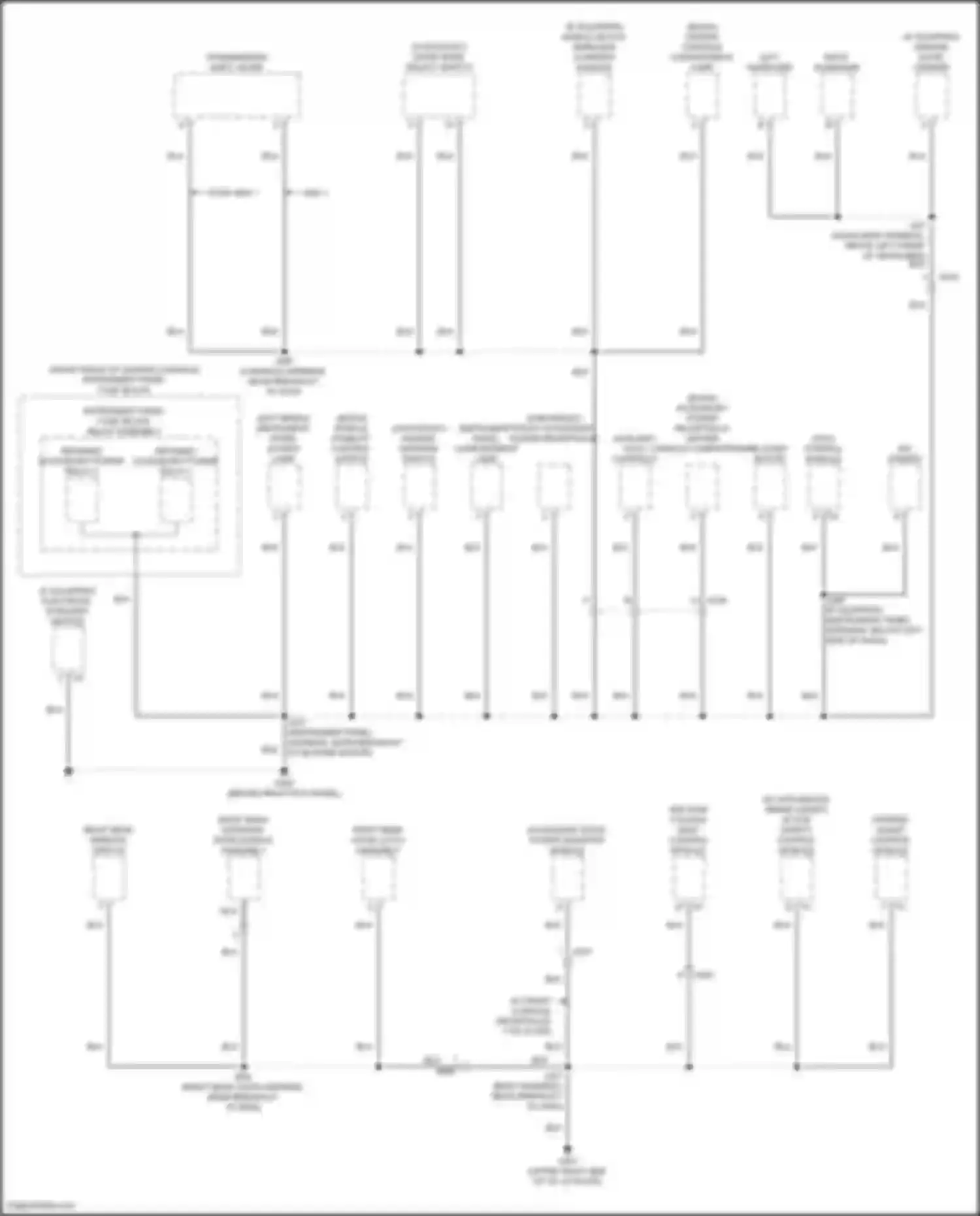 Enclave Buick II (2017-2021): Ground distribution circuit (5 of 8)