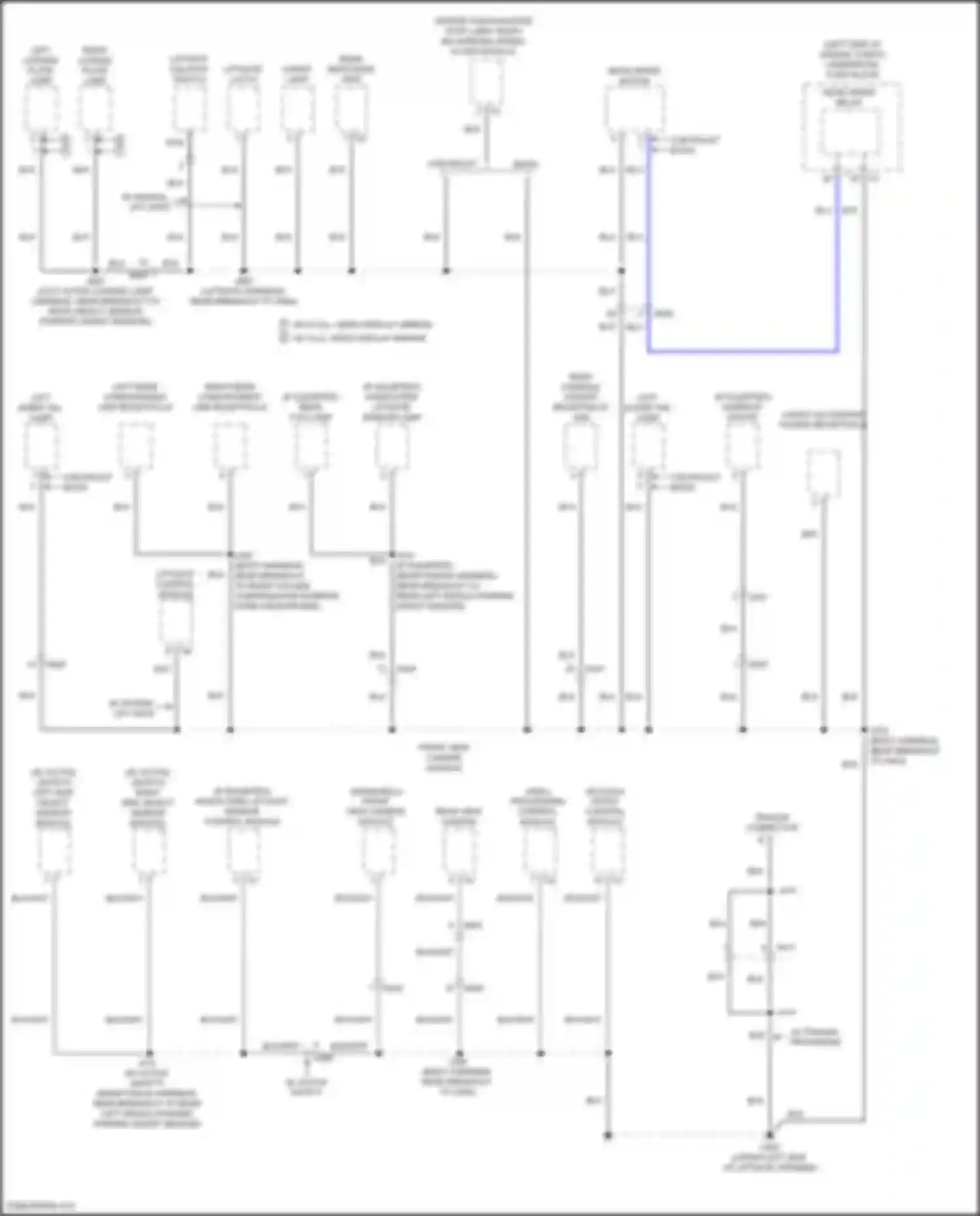 Enclave Buick II (2017-2021): Ground distribution circuit (8 of 8)