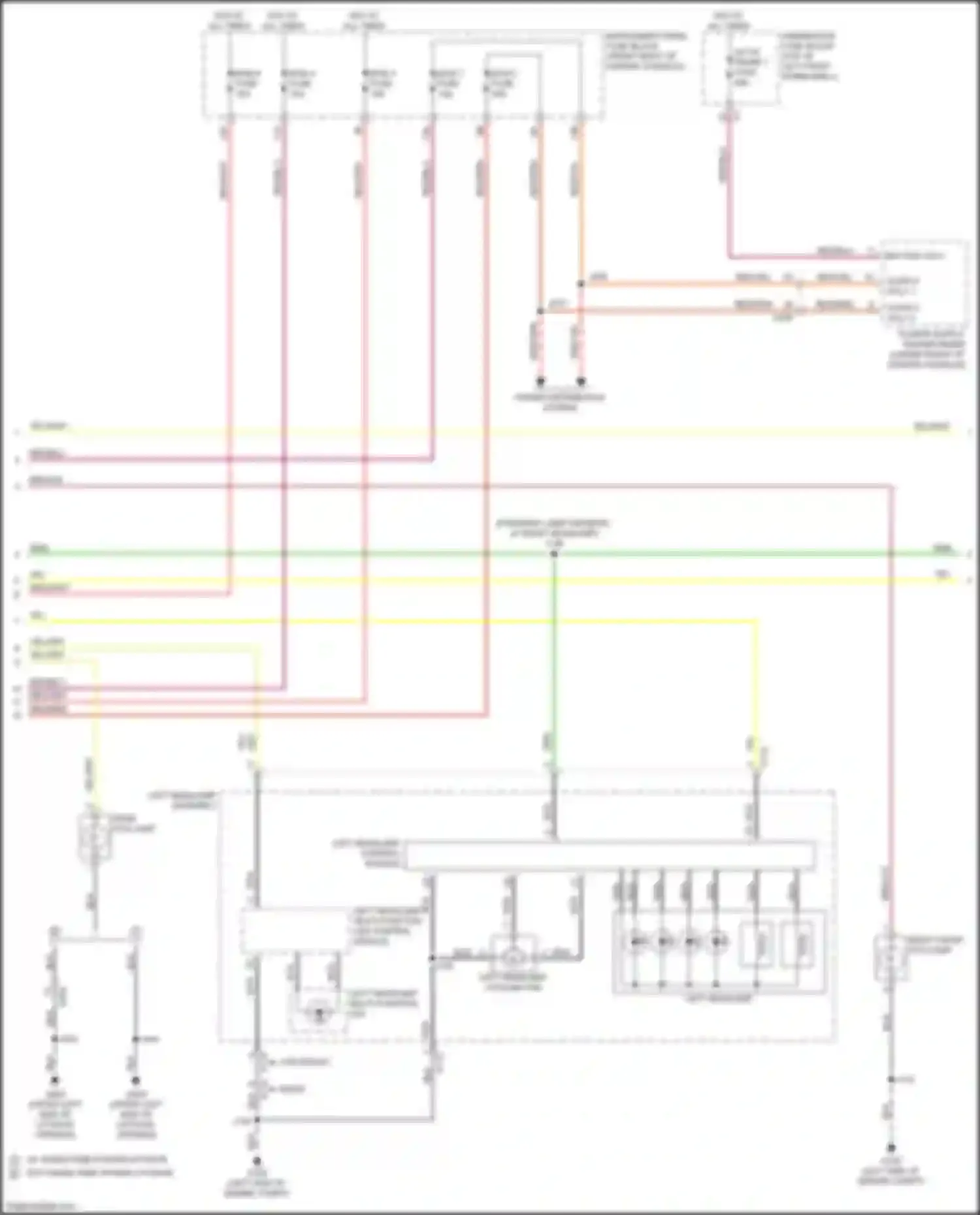 Enclave Buick II (2017-2021): Headlights circuit (2 of 3)