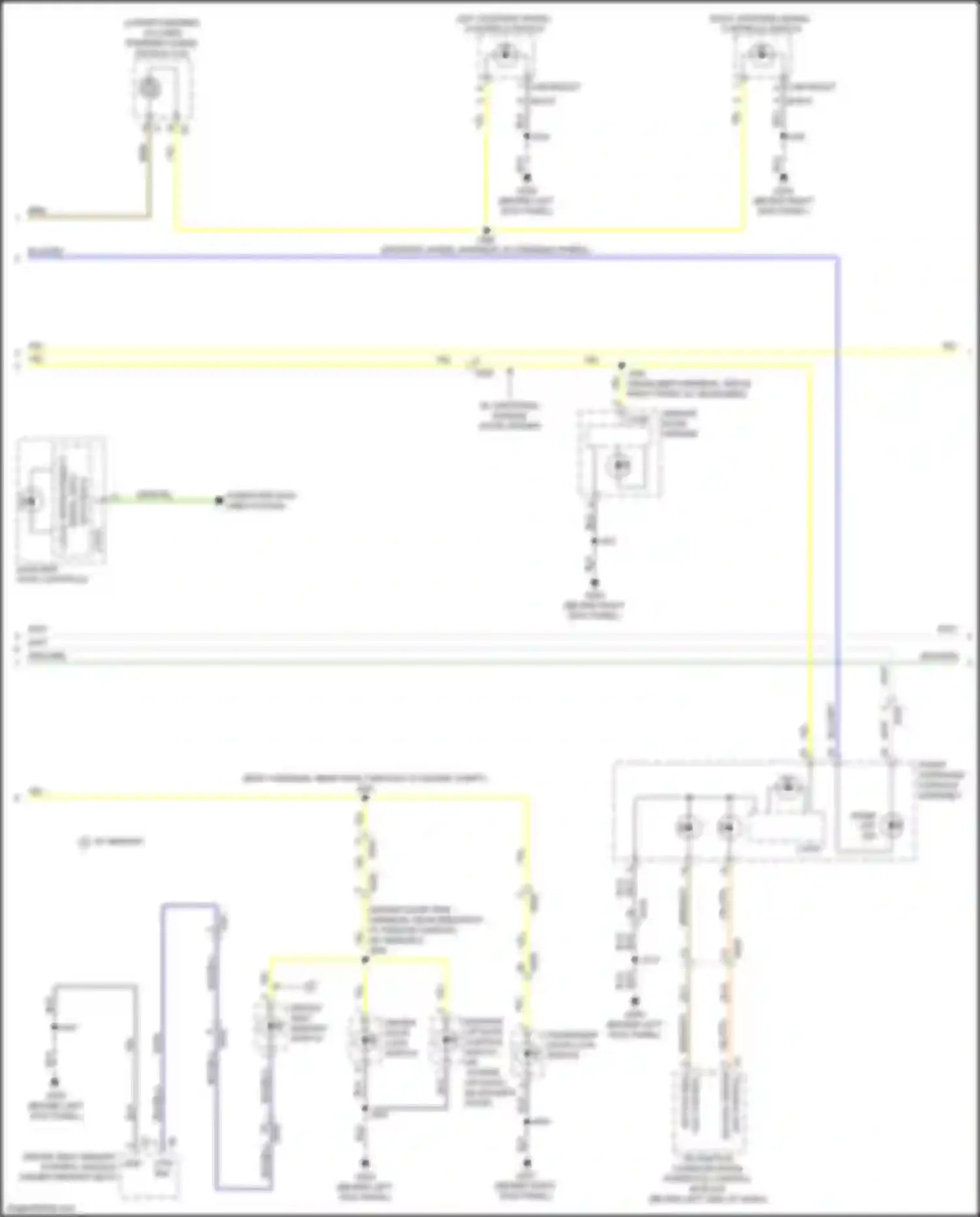 Enclave Buick II (2017-2021): Instrument illumination circuit (2 of 3)
