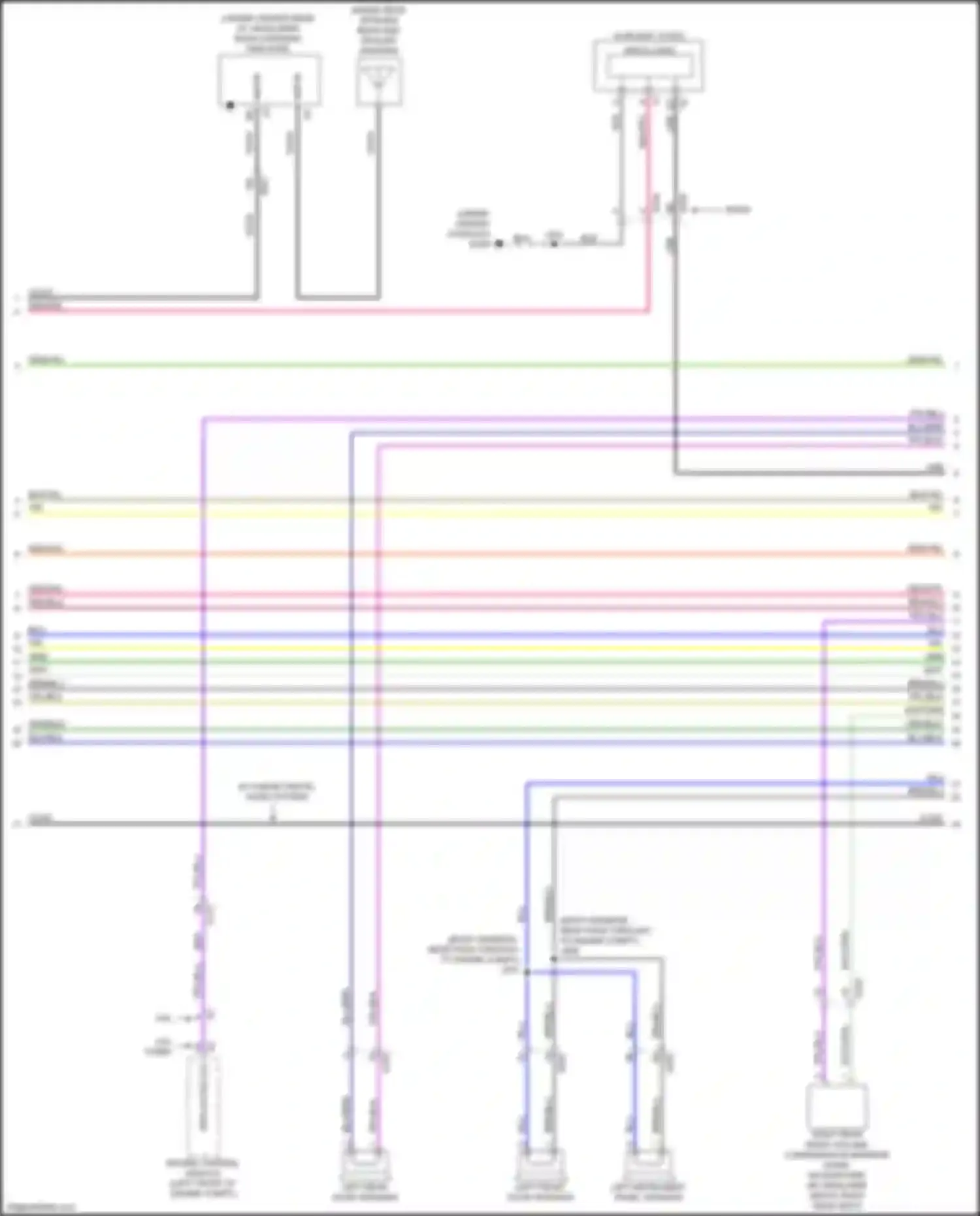Enclave Buick II (2017-2021): Navigation circuit, w/ active noise (2 of 5)