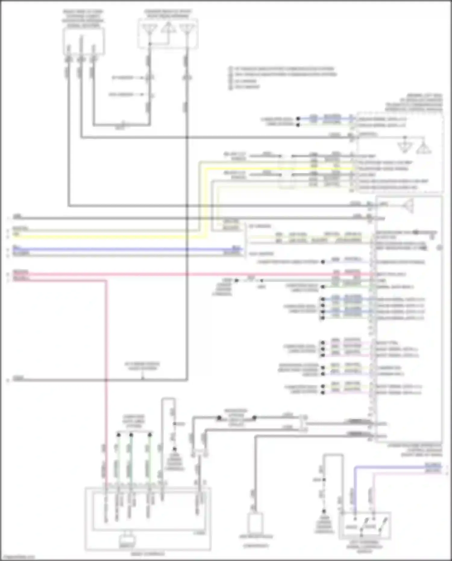 Enclave Buick II (2017-2021): Navigation circuit, w/ active noise (4 of 5)