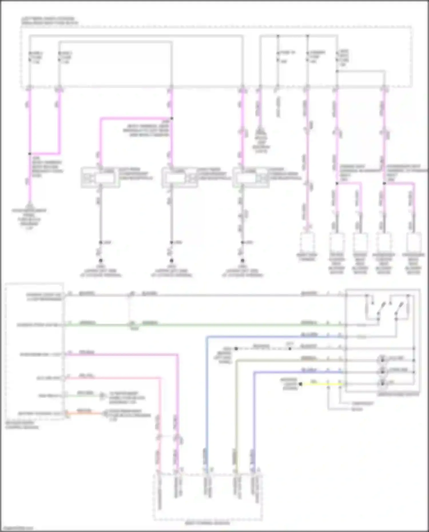 Enclave Buick II (2017-2021): Power distribution circuit (5 of 9)