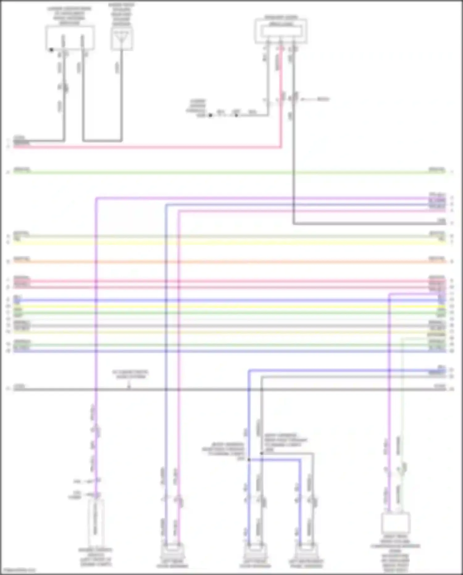 Enclave Buick II (2017-2021): Radio circuit, up level w/ active noise (2 of 5)