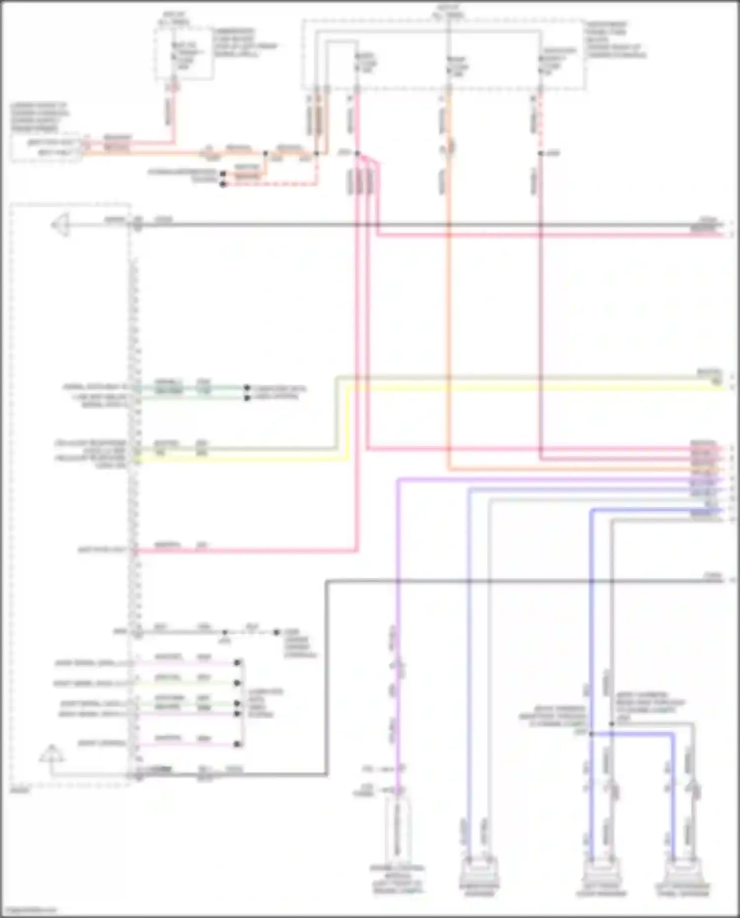 Enclave Buick II (2017-2021): Radio circuit, up level w/o active noise (1 of 5)