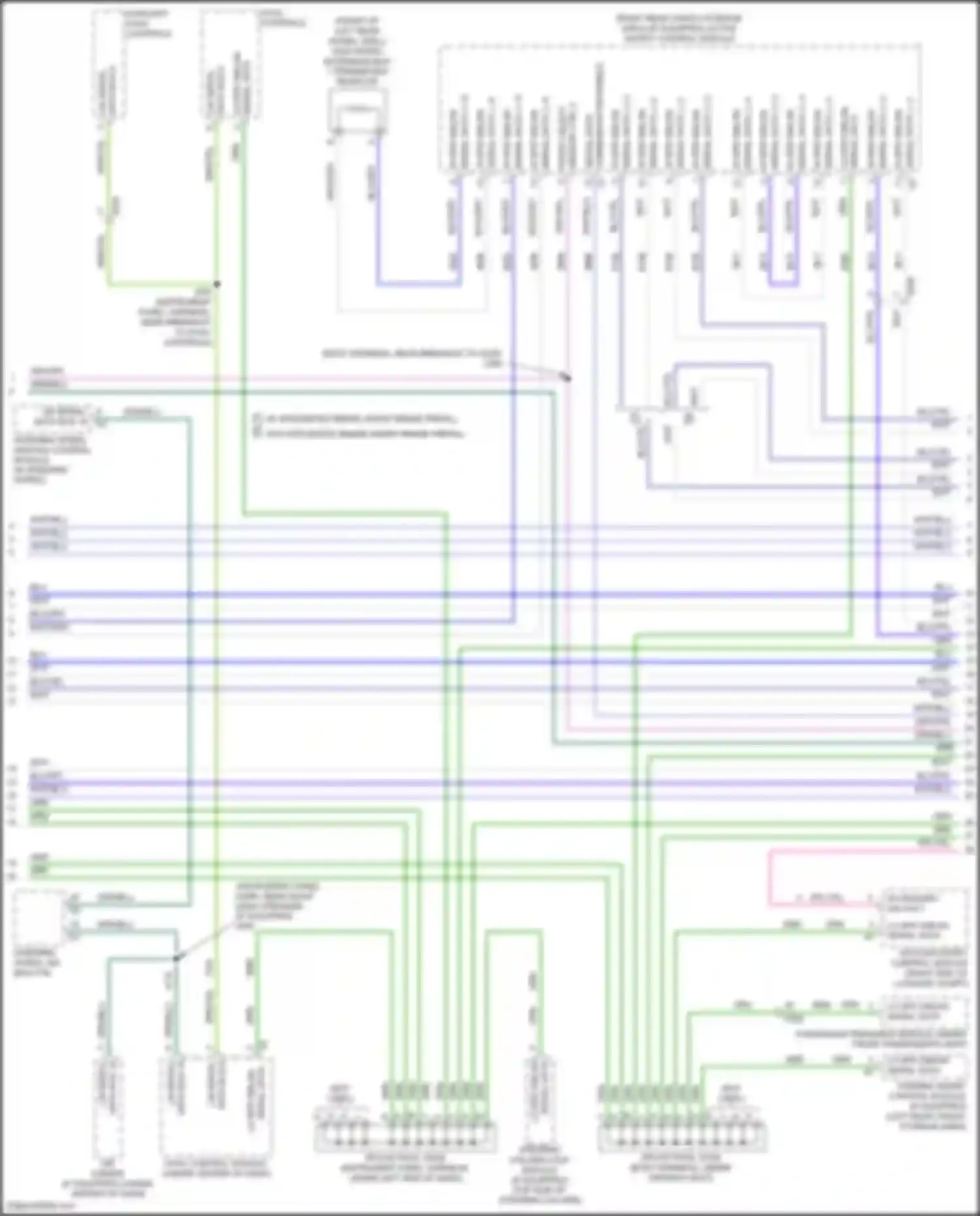 Wiring diagram auxiliary hvac controls for Buick Enclave II (2017-2021) (2 of 6)