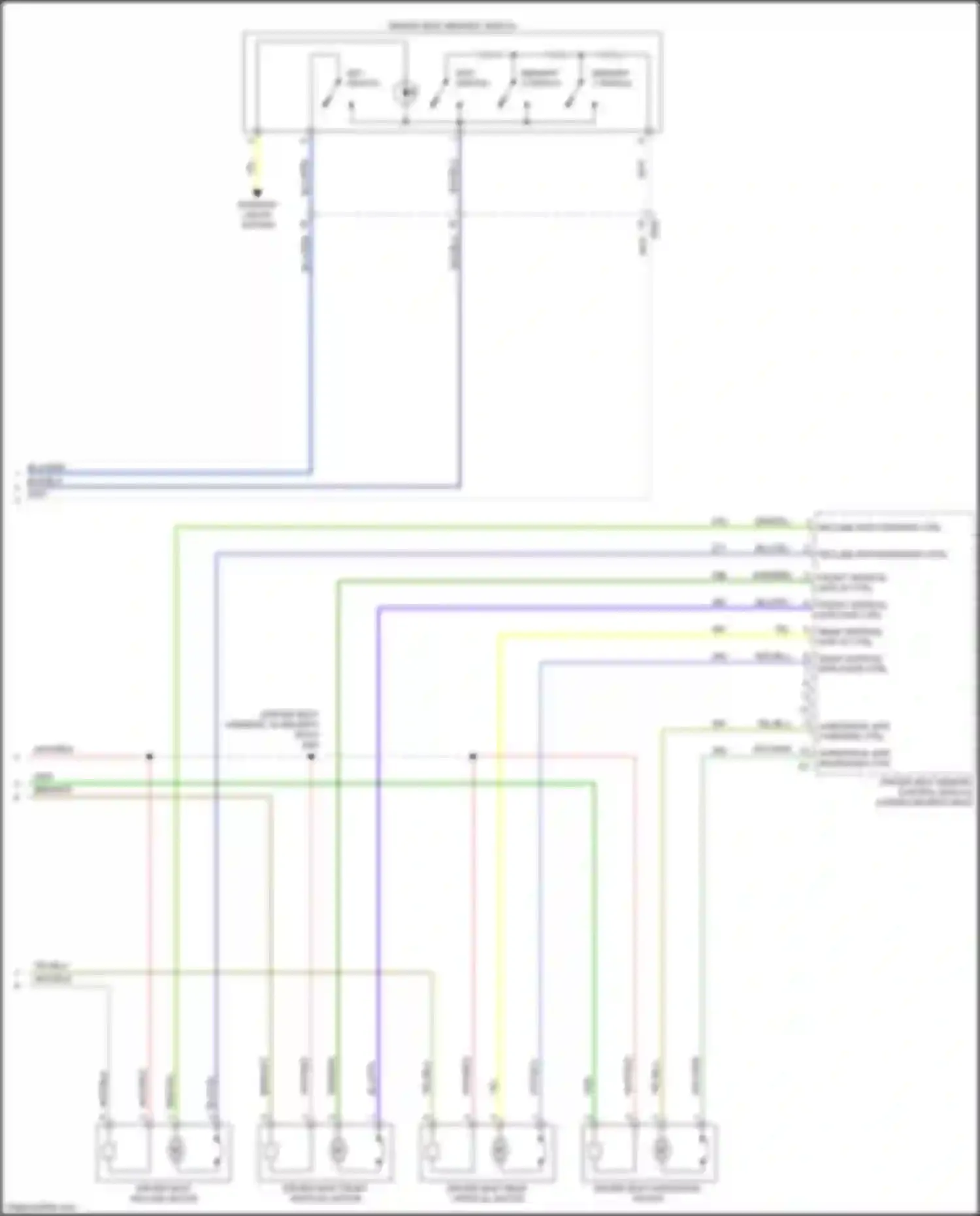 Wiring diagram blu/grn for Buick Enclave II (2017-2021) (2 of 15)