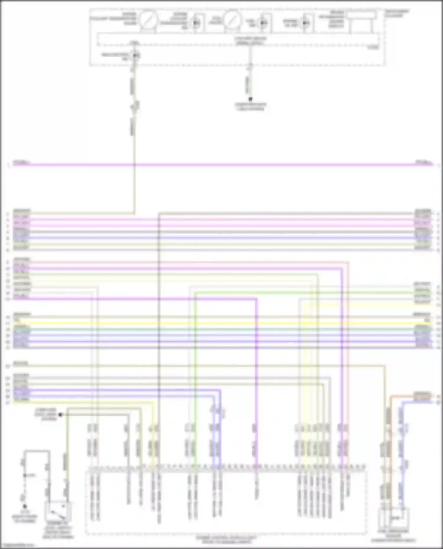 Wiring diagram fuel gauge for Buick Enclave II (2017-2021) (2 of 2)