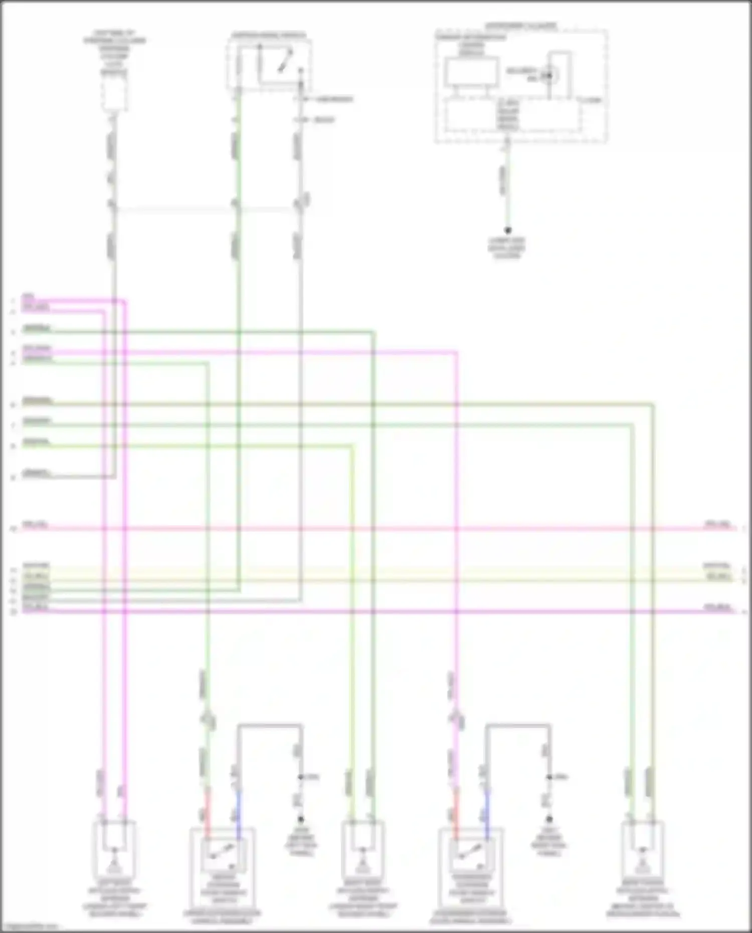 Wiring diagram grn/blk for Buick Enclave II (2017-2021) (24 of 36)