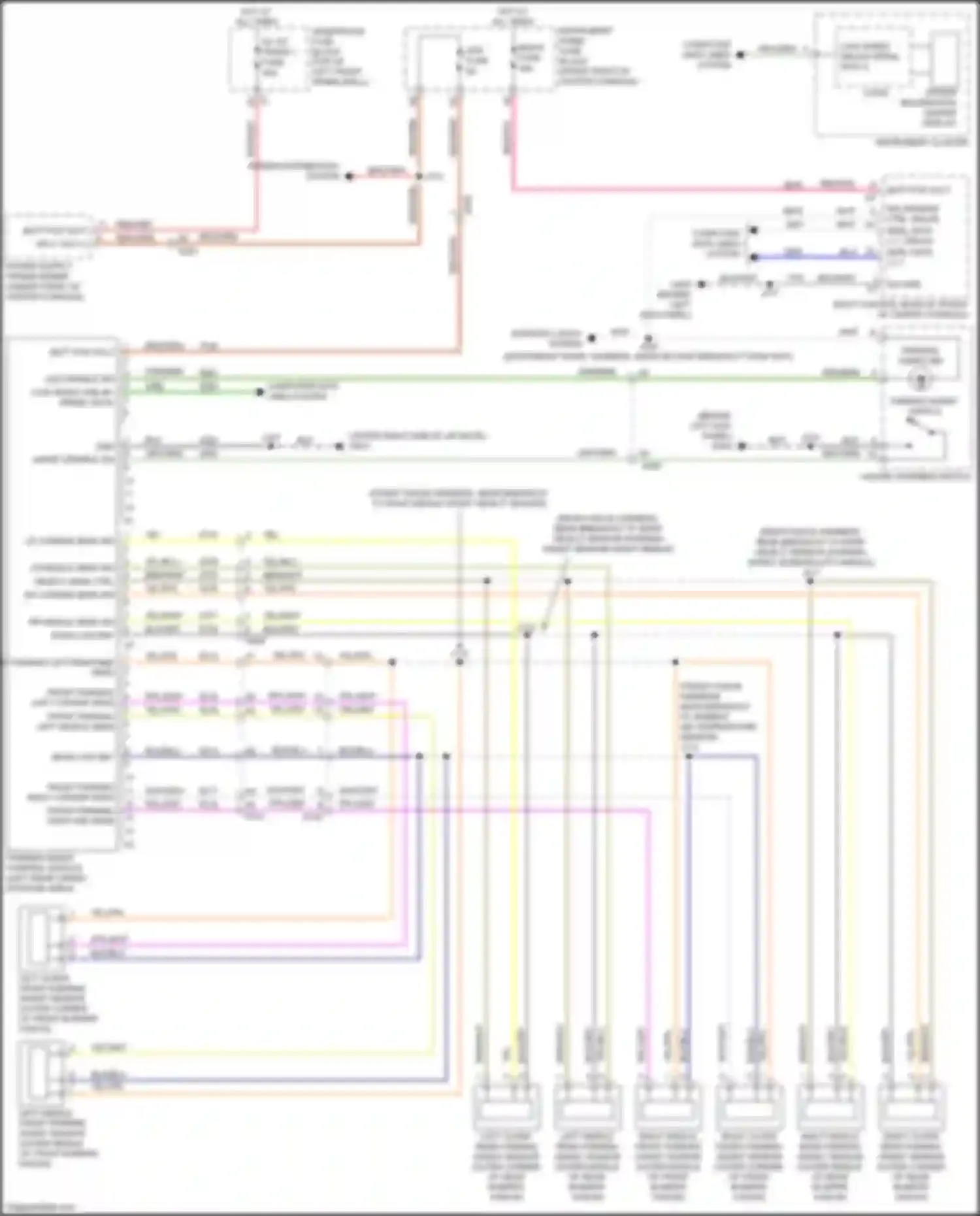 Wiring diagram hazard warning switch for Buick Enclave II (2017-2021) (6 of 6)