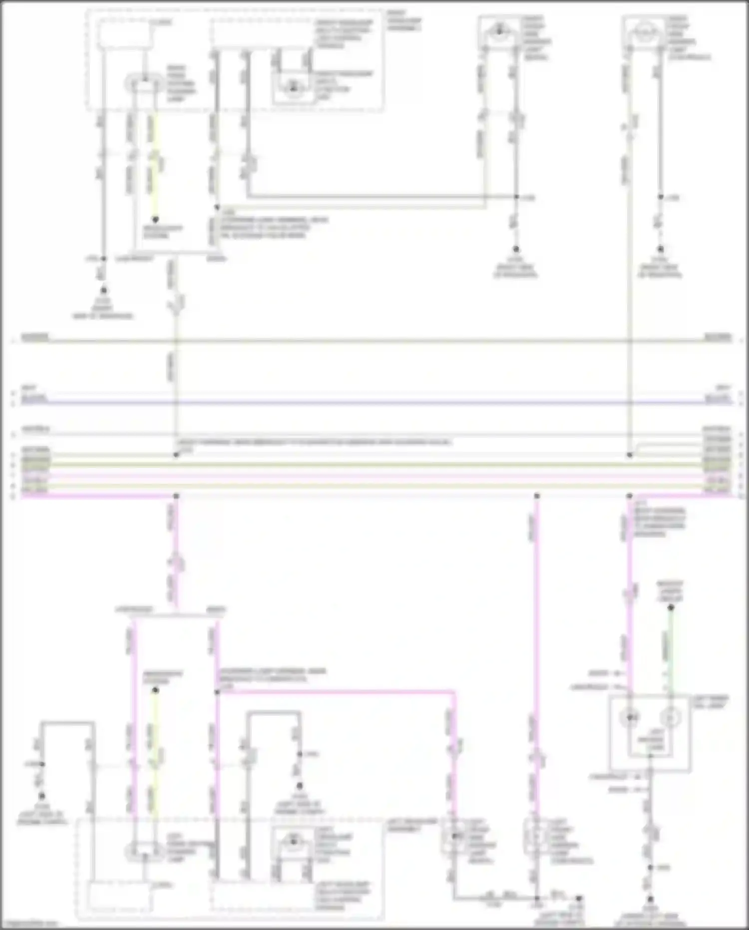 Wiring diagram headlights system for Buick Enclave II (2017-2021) (4 of 6)